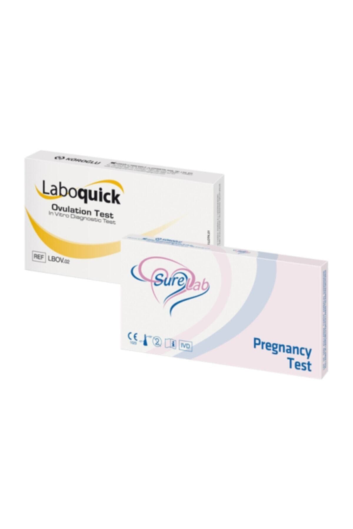 Laboquick 30 Adet Ovulasyon + 3 Surelab Gebelik Testi
