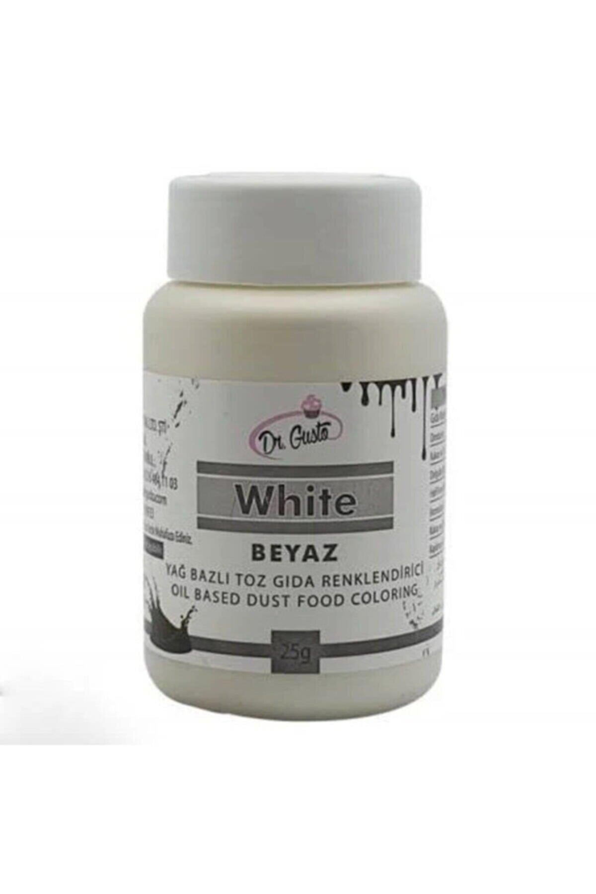 Gusto Dr. Yağ Bazlı Beyaz Toz Gıda Boya 25 Gr