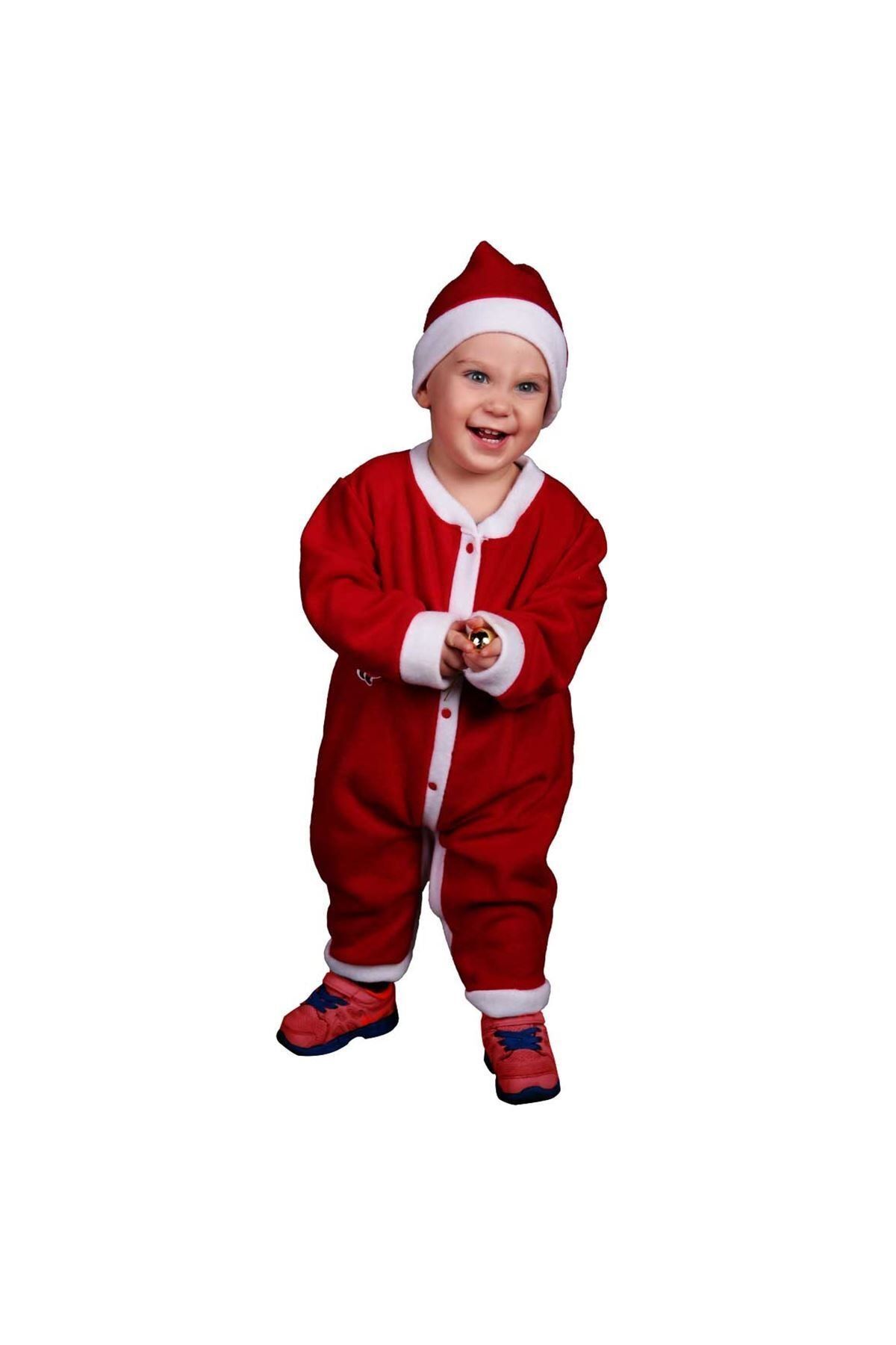 ADA BEBEK ÇOCUK Bebek Noel Elbise Noel Baba Kıyafeti Kostümü