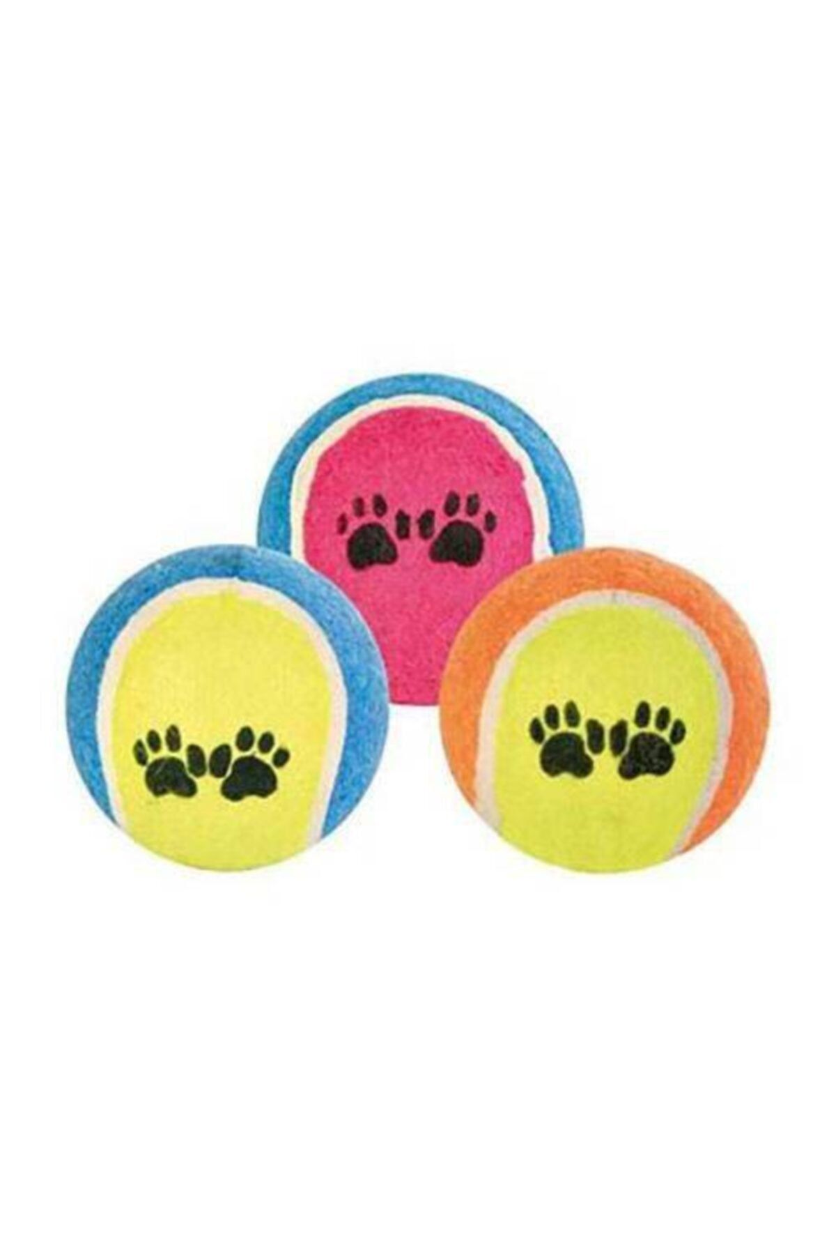 Pelagos Tenis Topu Köpek Oyuncağı 3'lü Paket- Köpek Eğitimi Için Tavsiye Edilir
