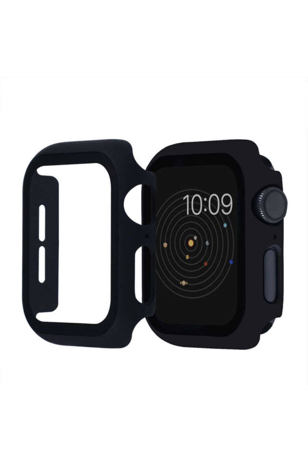 Fibaks Apple Watch 2 3 4 5 6 Se Nike 44mm Kılıf Kasa Ve Ekran Koruyucu 360 Tam Koruma Kapak