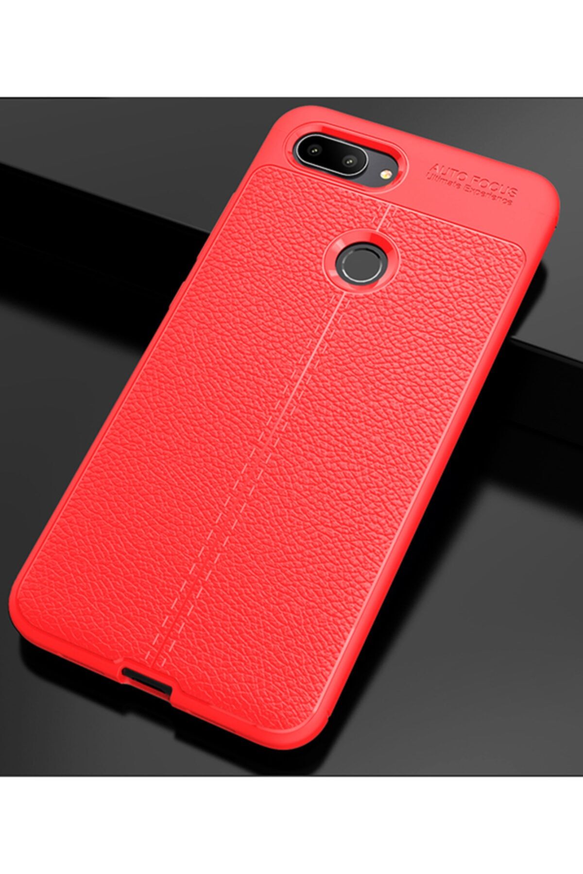 Molly Xiaomi Mi 8 Lite Uyumlu Kırmızı Shadow Silikon Kılıf