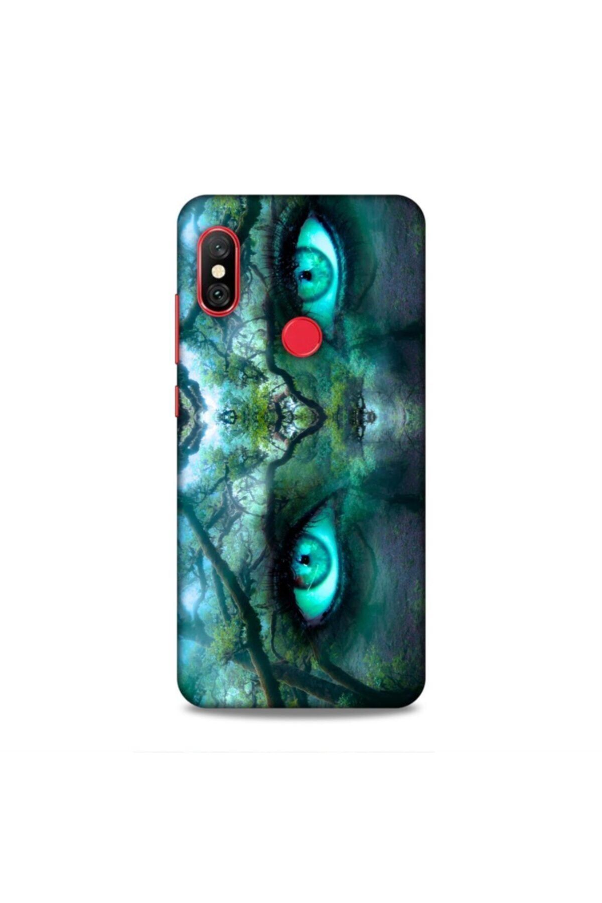 Pickcase Xiaomi Mi A2 Lite Kılıf Desenli Arka Kapak Ormanın Gözü