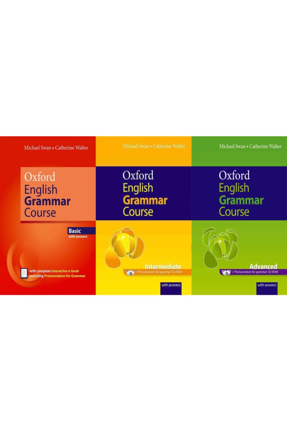 Oxford English Grammar Course Basic + Intermediate + Advanced +cd-rom (3 Lü Set)