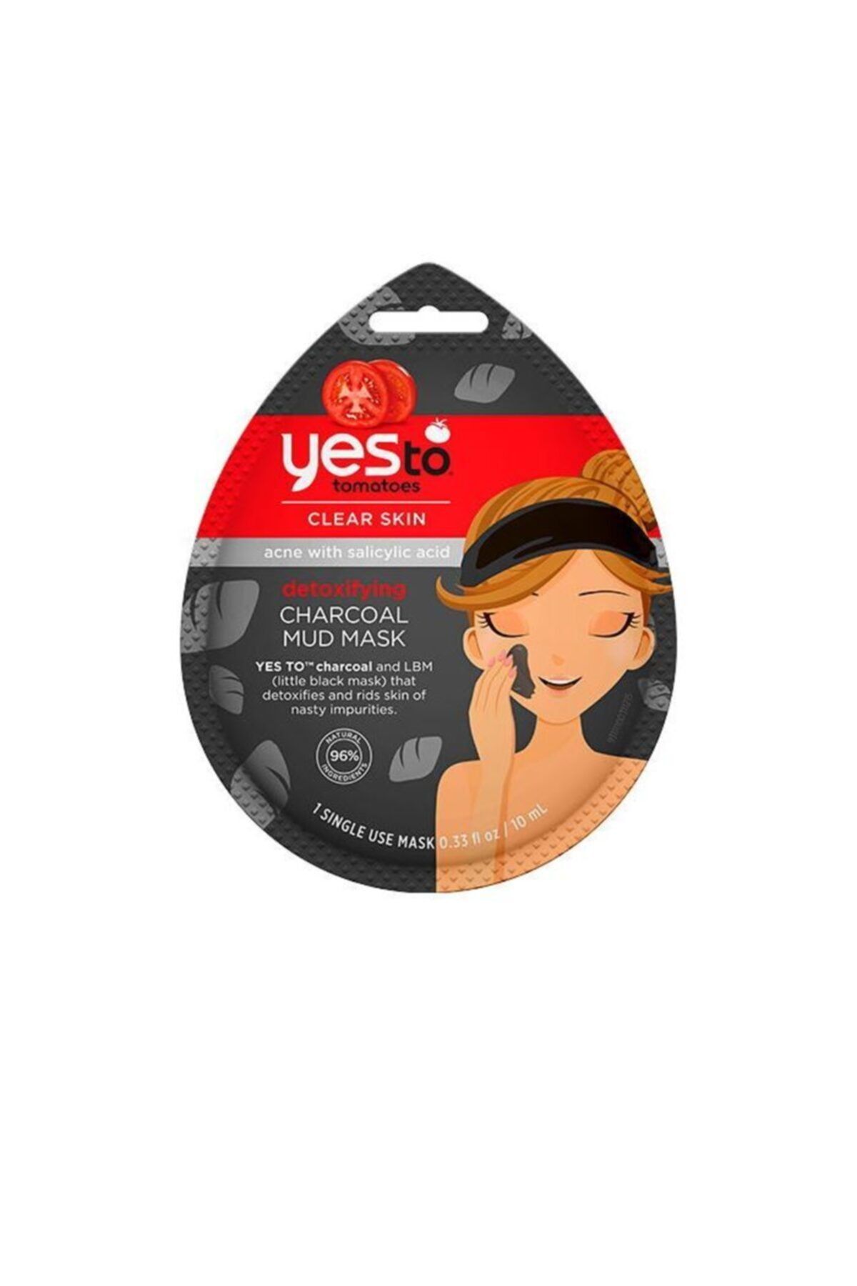 Yes To Tomatoes Charcoal Mud Mask 10ml