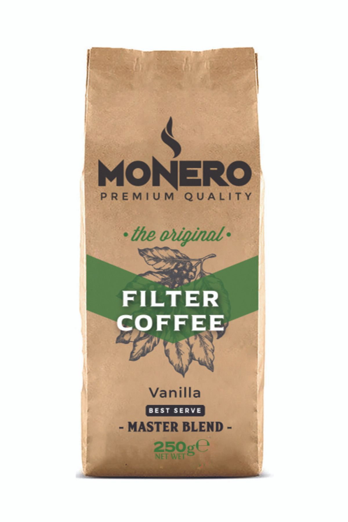 Monero Filtre Kahve Vanilya 250 Gr.