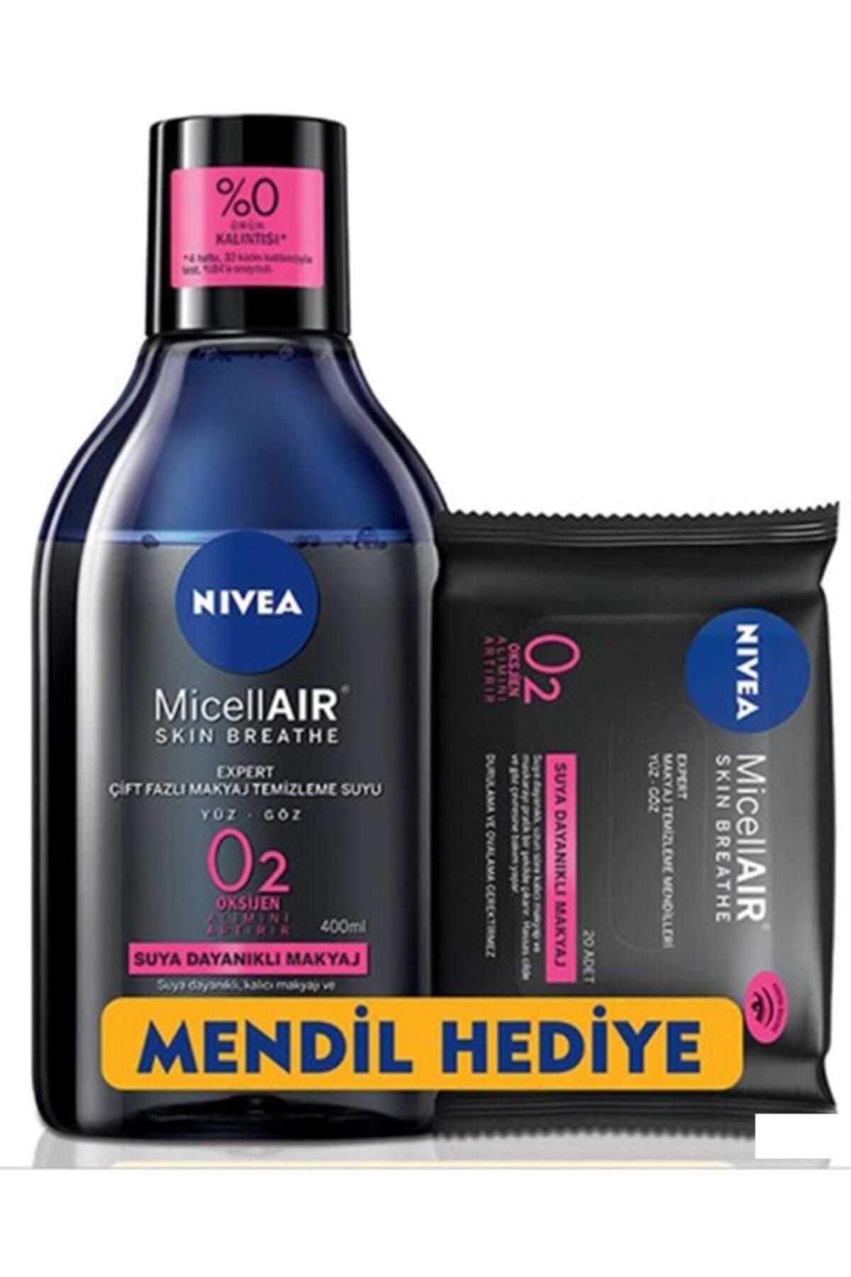 NIVEA Micellair Expert Makyaj Temizleme Suyu 400 Ml + Mendil