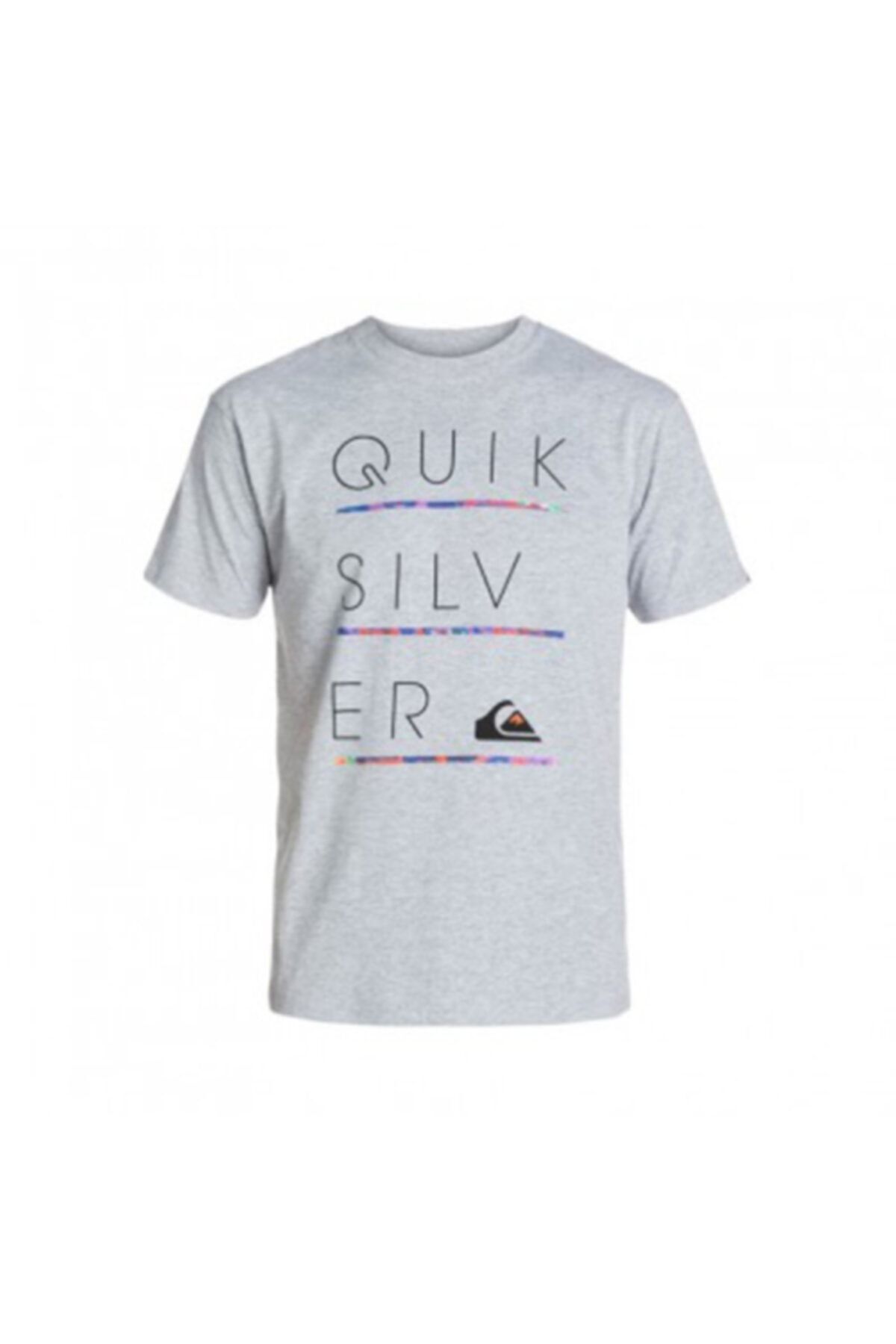 Quiksilver Erkek Gri T-shirt