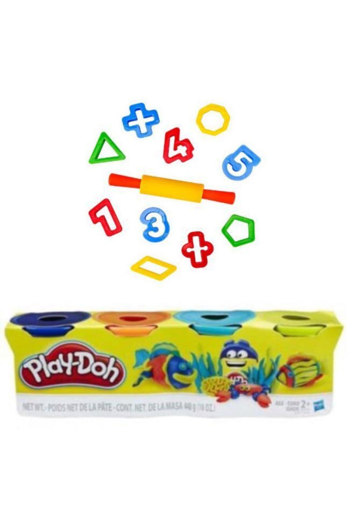 Play Doh Canlı Renkler Ve Matematik Kalıp Seti Oyun Hamuru