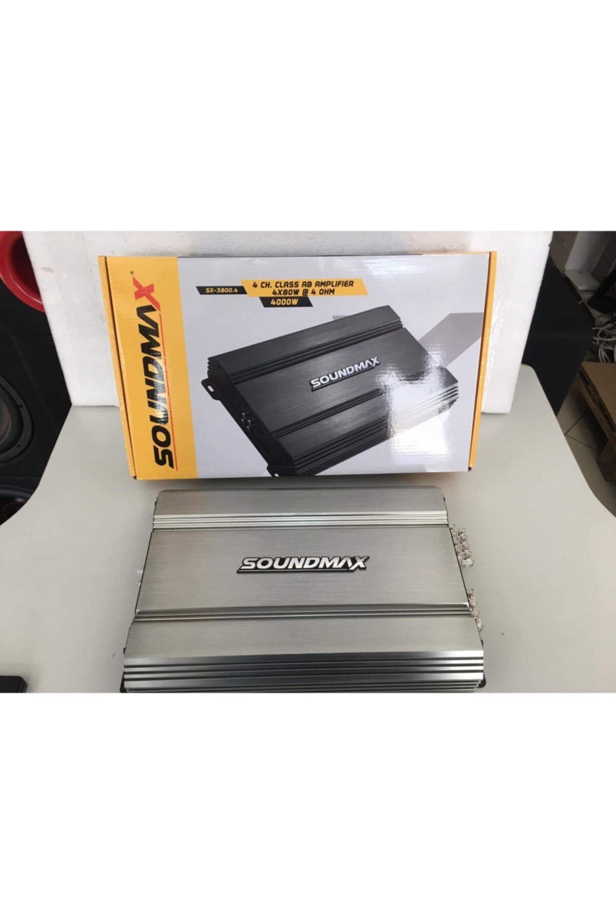 Soundmax Sx-3800.4 4kanal 4x80 4000w Profesi?onal Amfi?