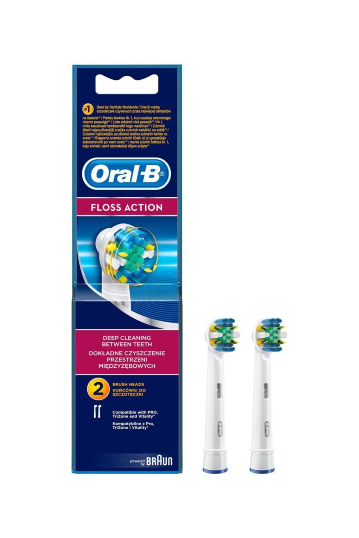 Oral-B Diş Fırçası Yedek Başlığı Floss Action 2'li