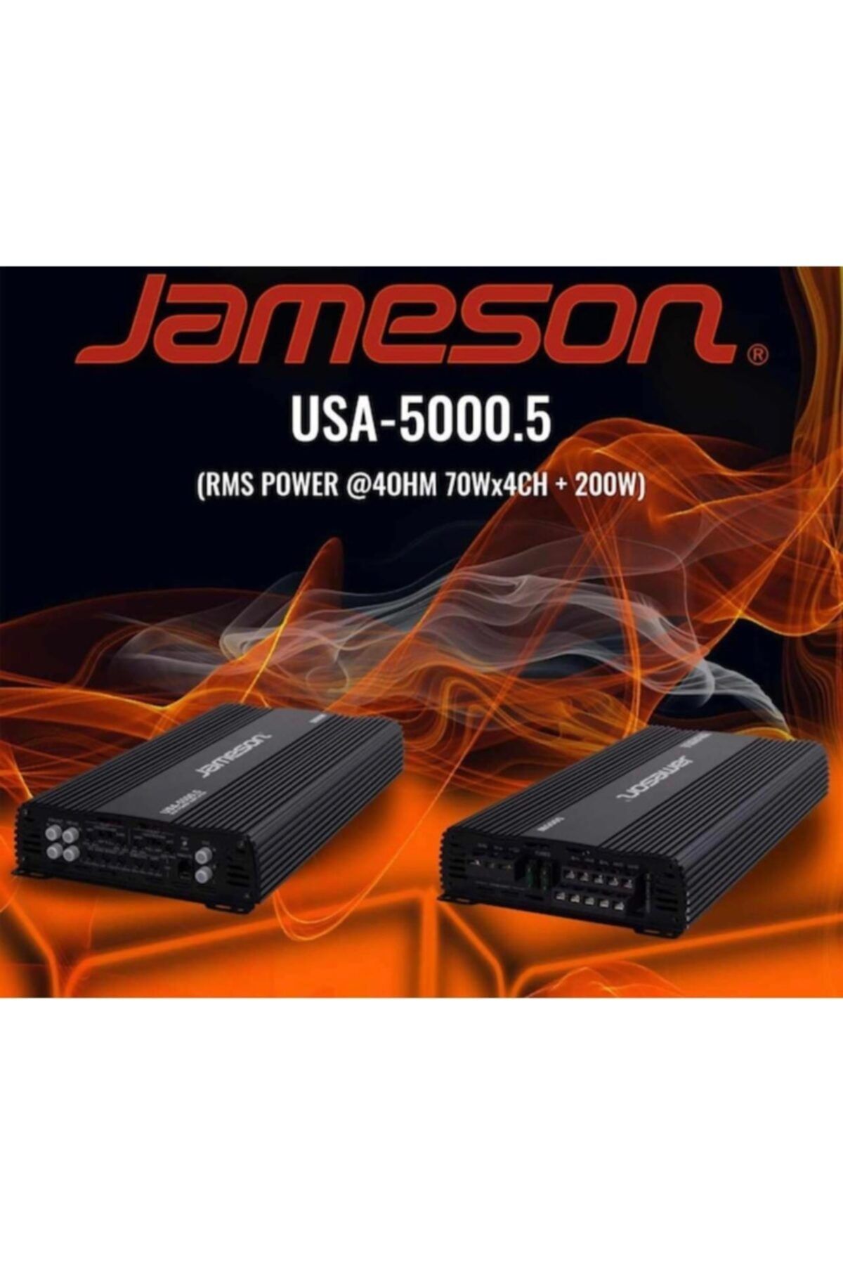 Jameson Usa-5000.5 Profesyonel 5 Kanallı Anfi 4ohm70wx4ch+200w 2ohm 130wx4ch+