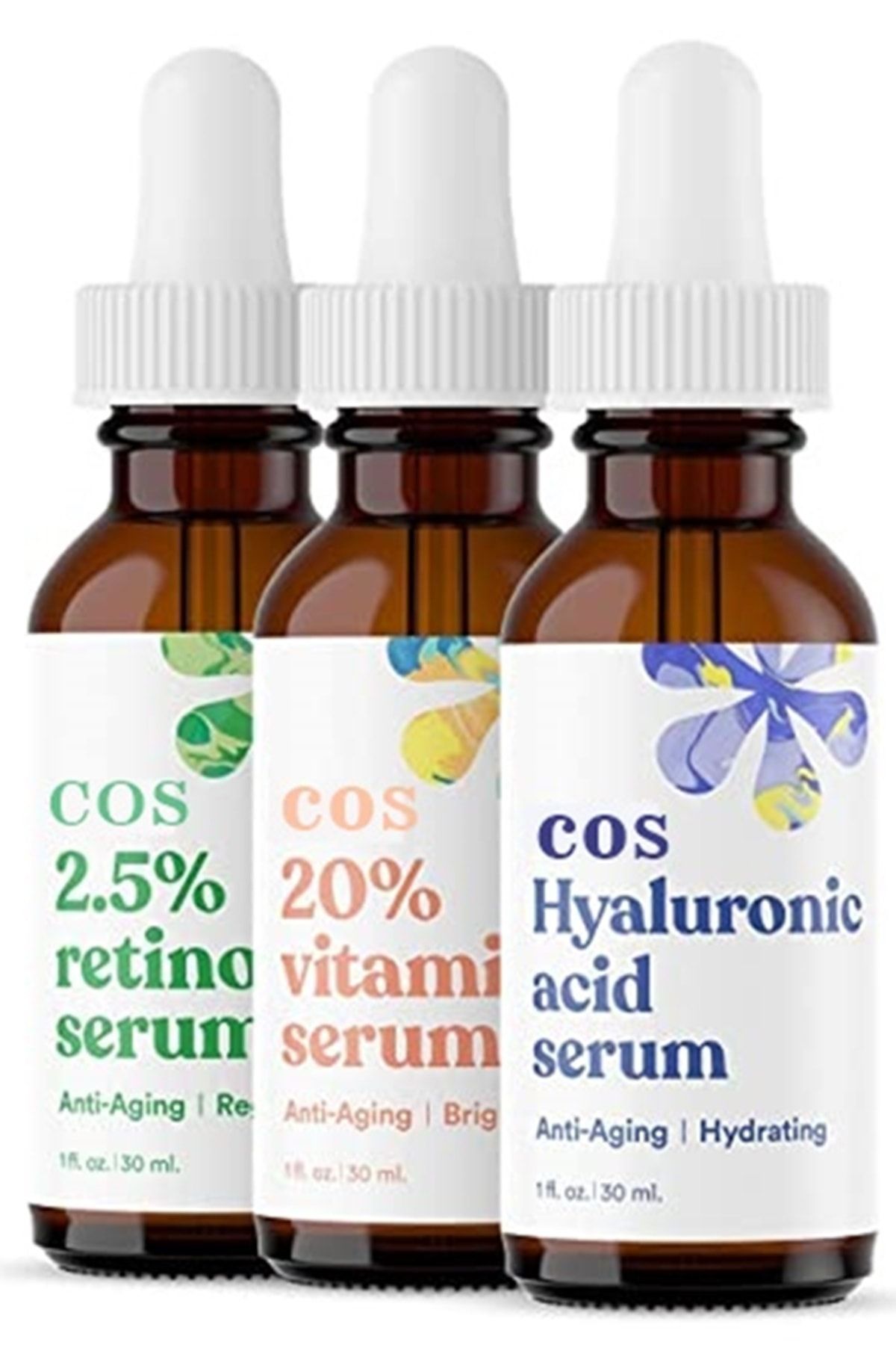 COS Retinol & Hyaluronic Acd & Vitamin C Serum Set
