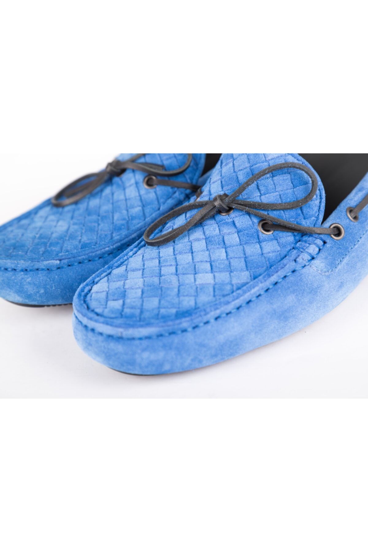Bottega Veneta Erkek Mavi Loafer Ayakkabı
