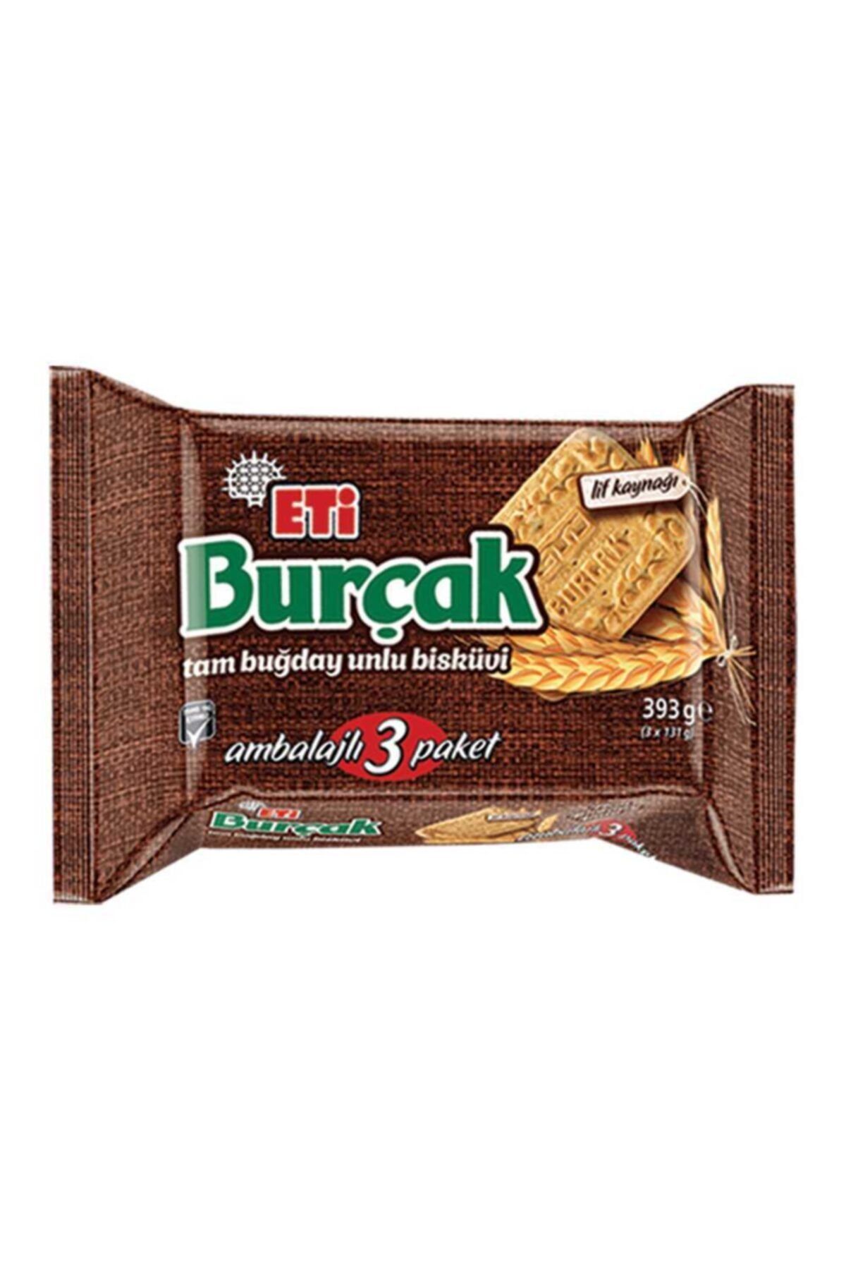 Eti Burçak Bisküvi 3'lü 393 G