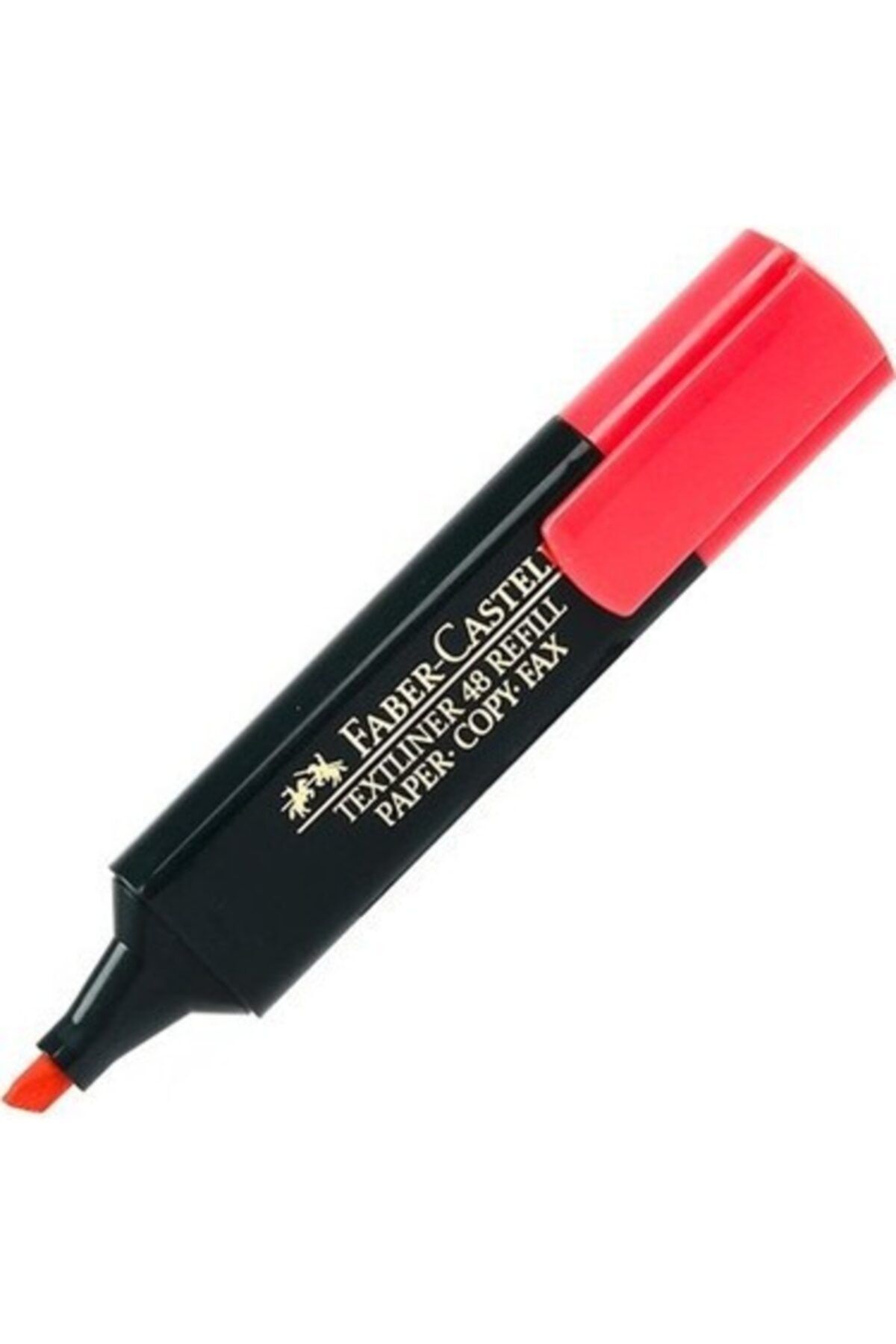 Faber Castell Fosforlu Kalem Kırmızı 10lu Paket