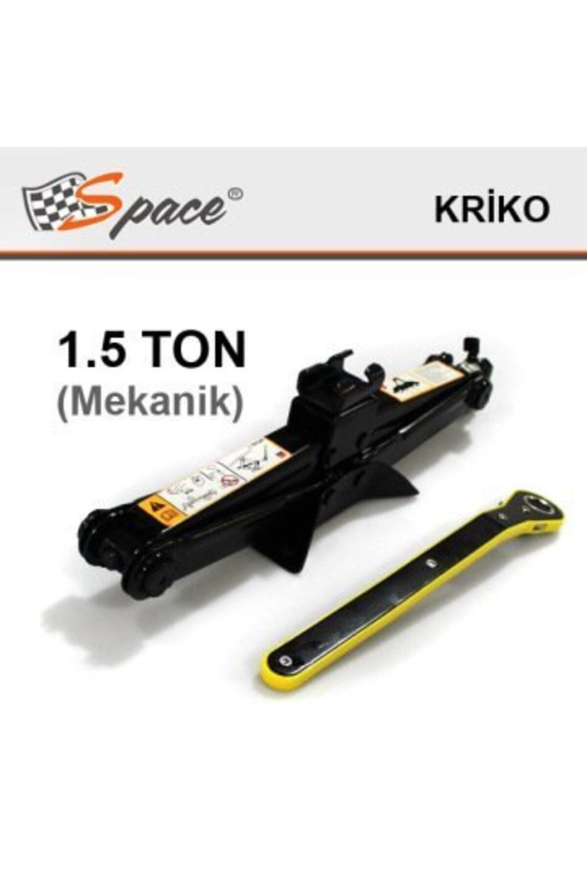 Space 1.5 Ton Makaslı Mekanik Kriko (cırcırlı Kriko)