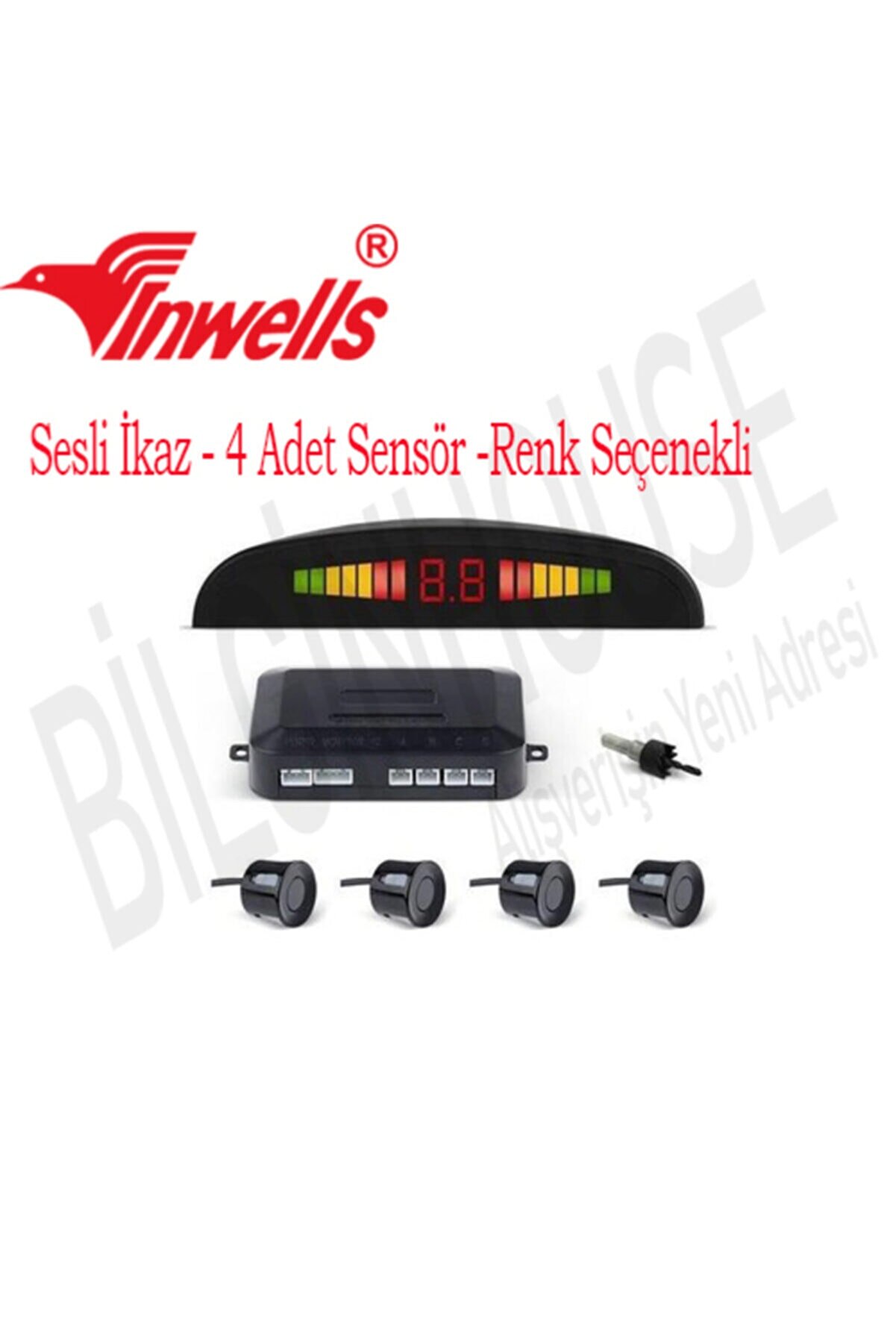 Inwells Park Sensoru E44 4 Sensorlu Beyaz Turkce Konusan Inwels
