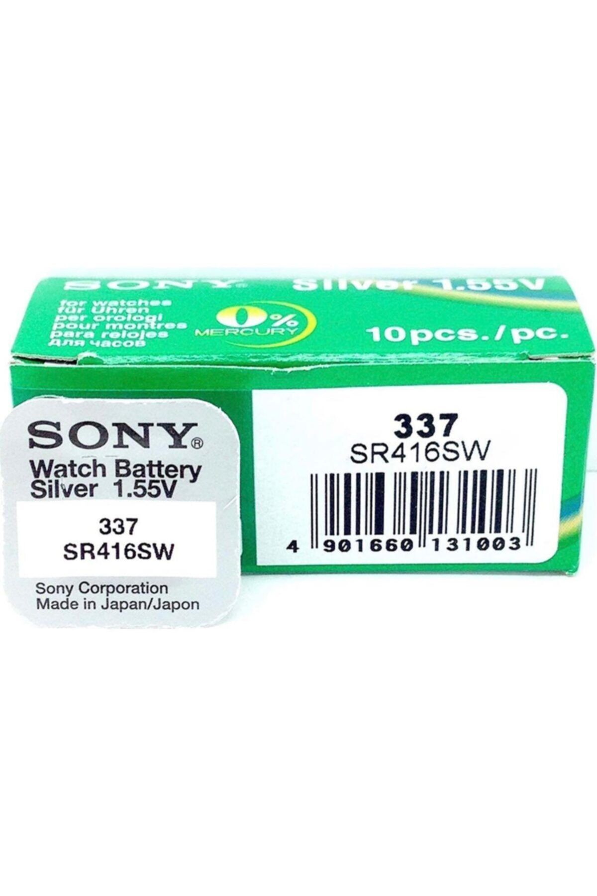 Sony -murata 337 Pil Sr416sw 10'lu (1 Kutu)