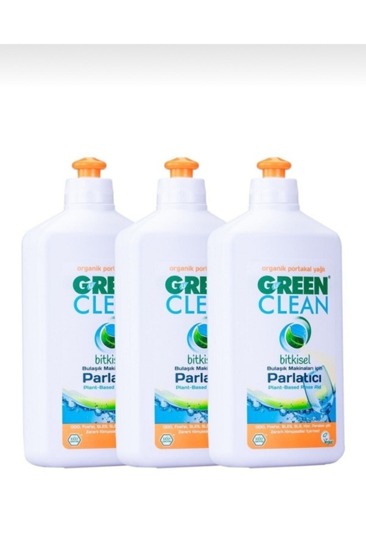 Green Clean Bulaşık Makine Parlatıcı 500 ml - 3 lü