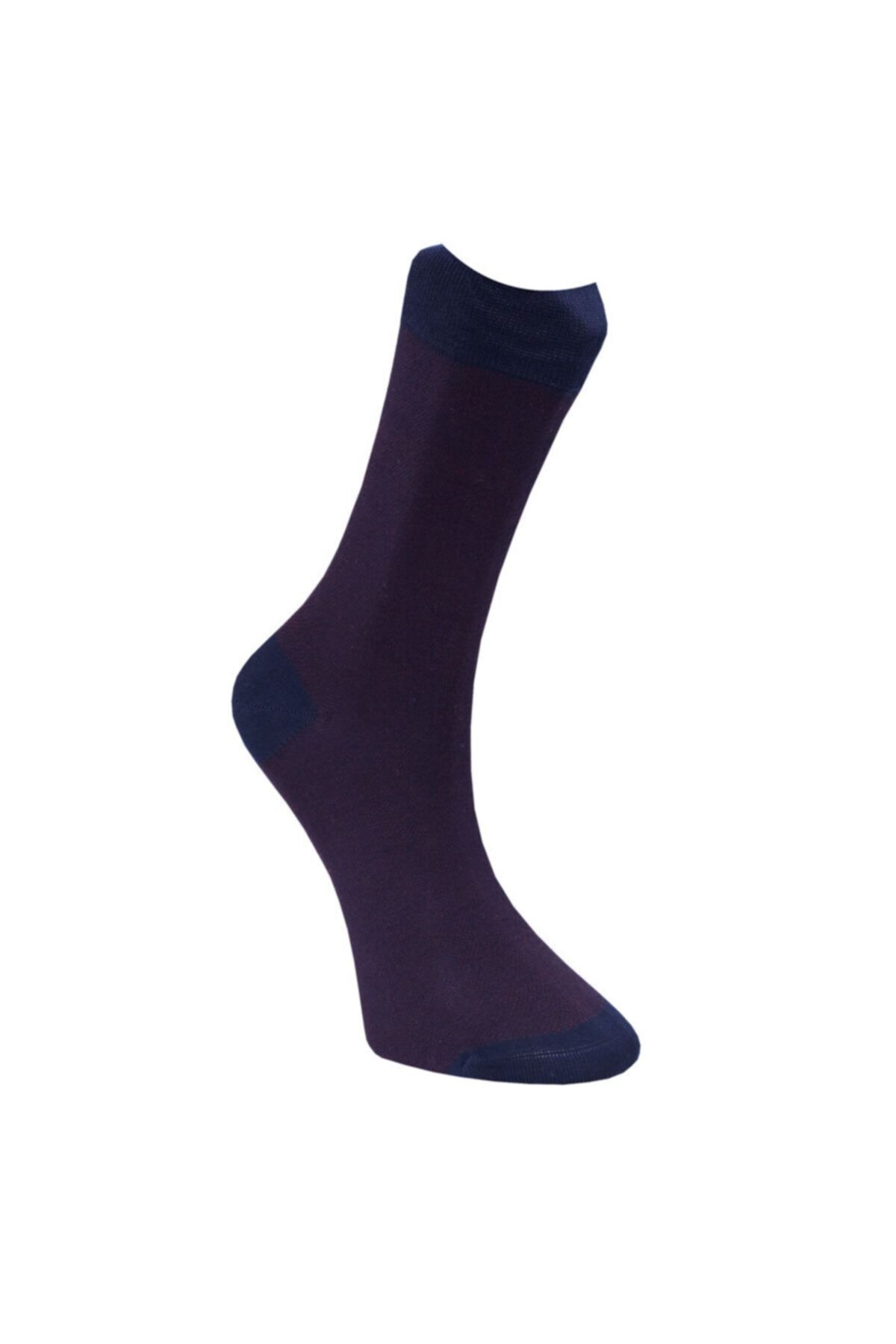 Altınyıldız Classics Erkek Lacivert-bordo Tekli Desenli Çorap