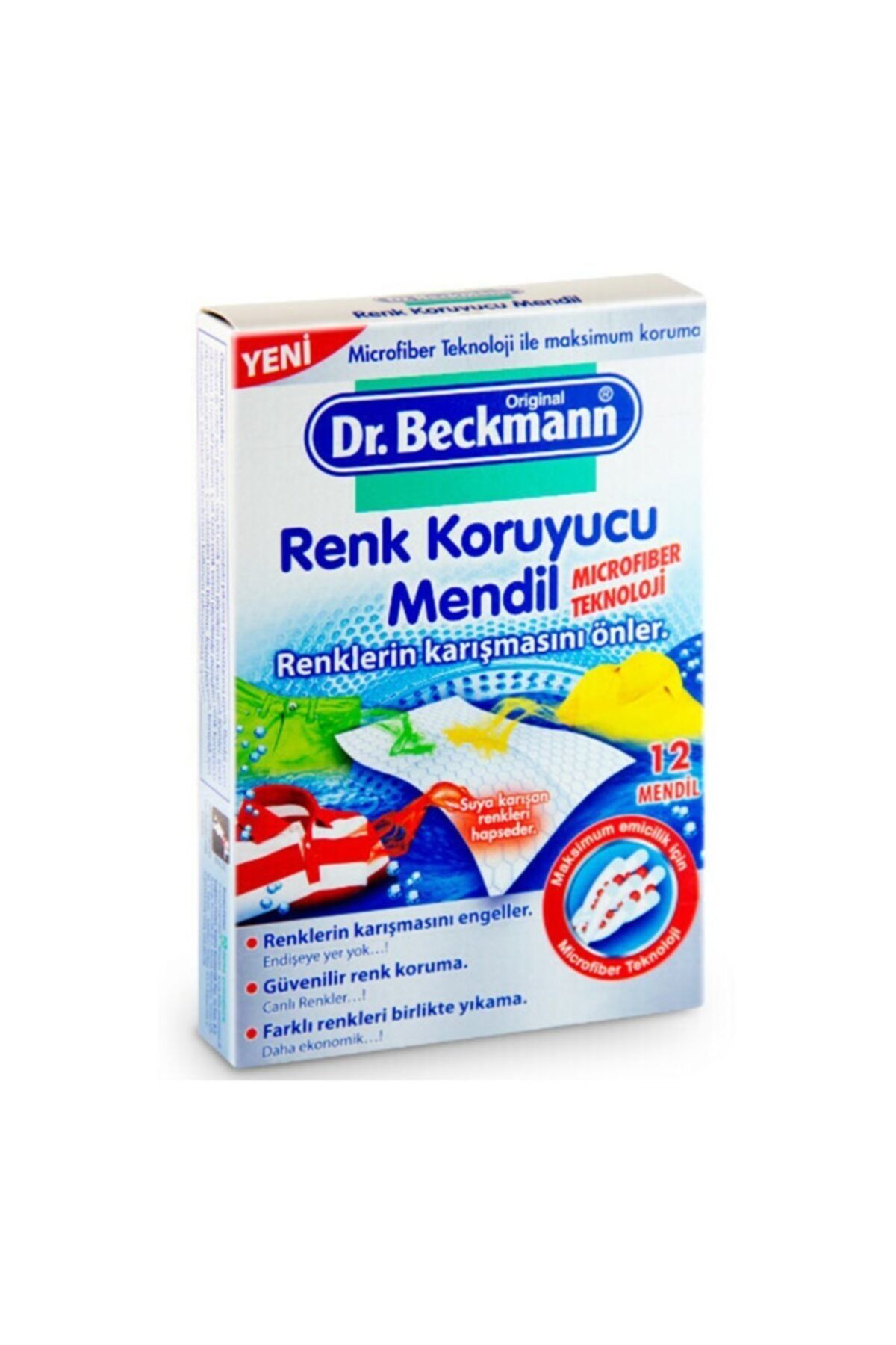 Dr.Beckmann Dr Beckmann Renk Koruyucu Mendil 12 Adet