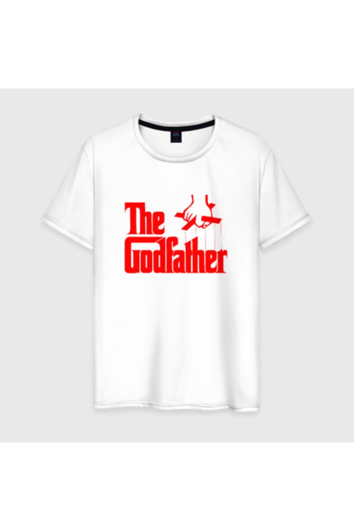 DIGERUI The Godfather Beyaz Siyah Erkek Tişört