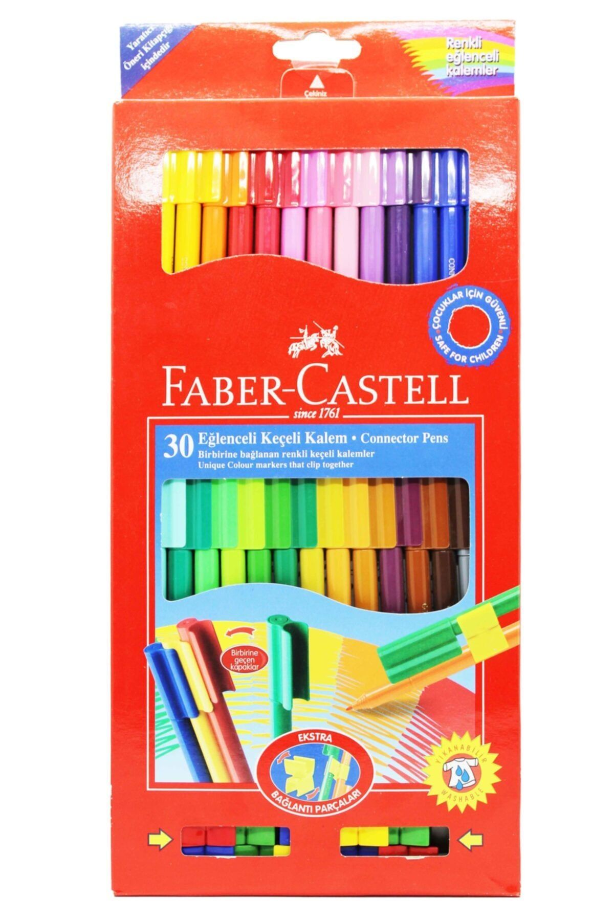 Faber Castell Eğlenceli Keçeli Kalem Seti 30 Renk