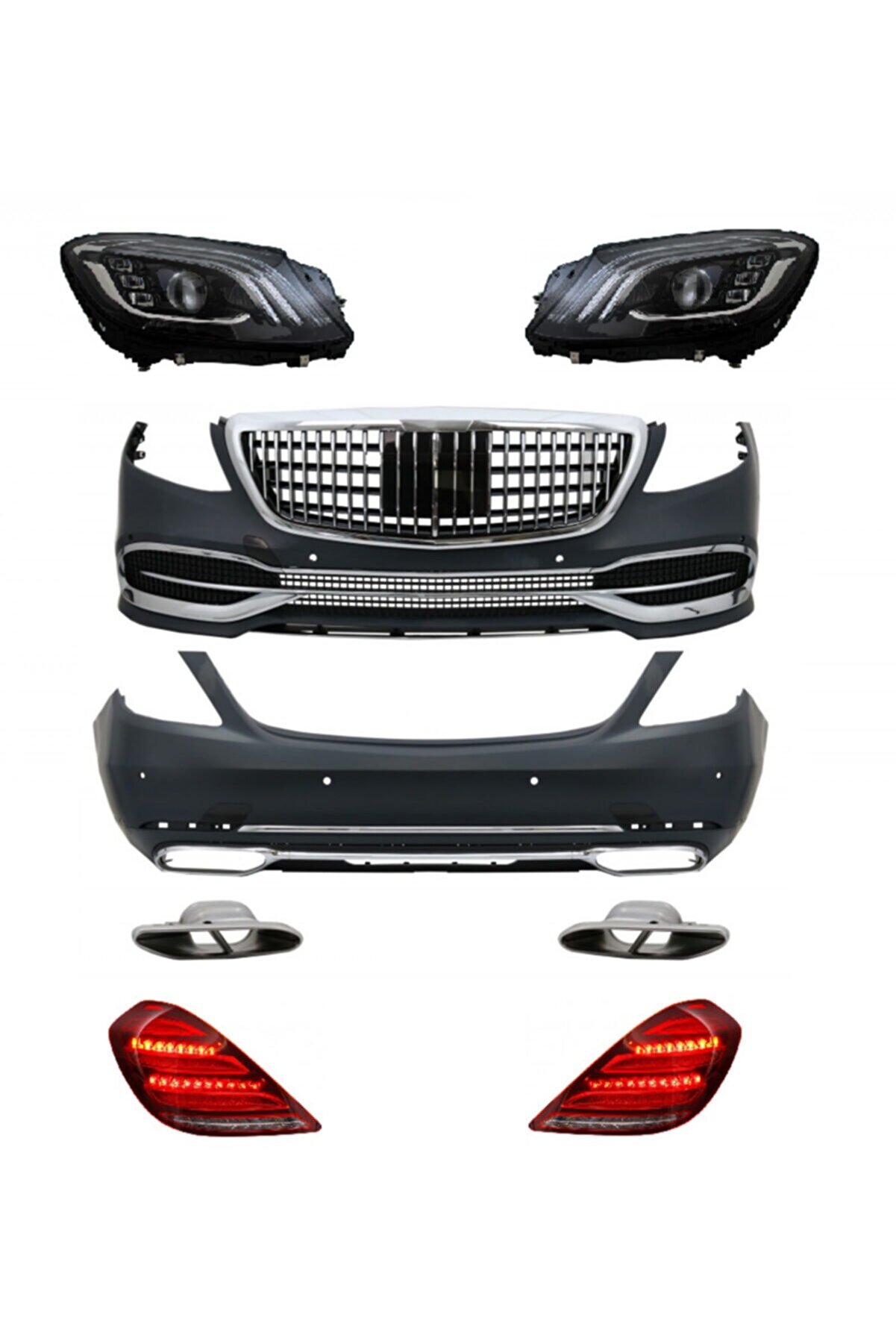 S Serisi W222 S450 S560 S600 Maybach Body Kit Full Set