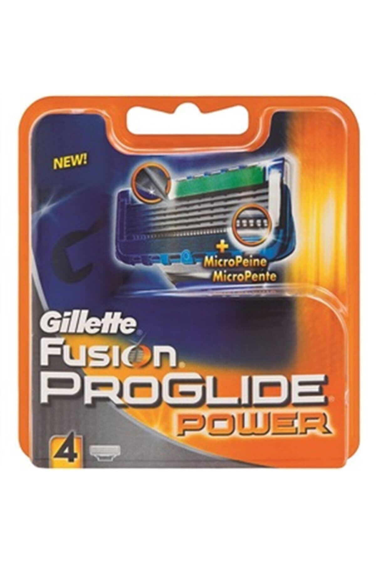 Gillette Fusion Power Yedek Tıraş Bıçağı 4'lü