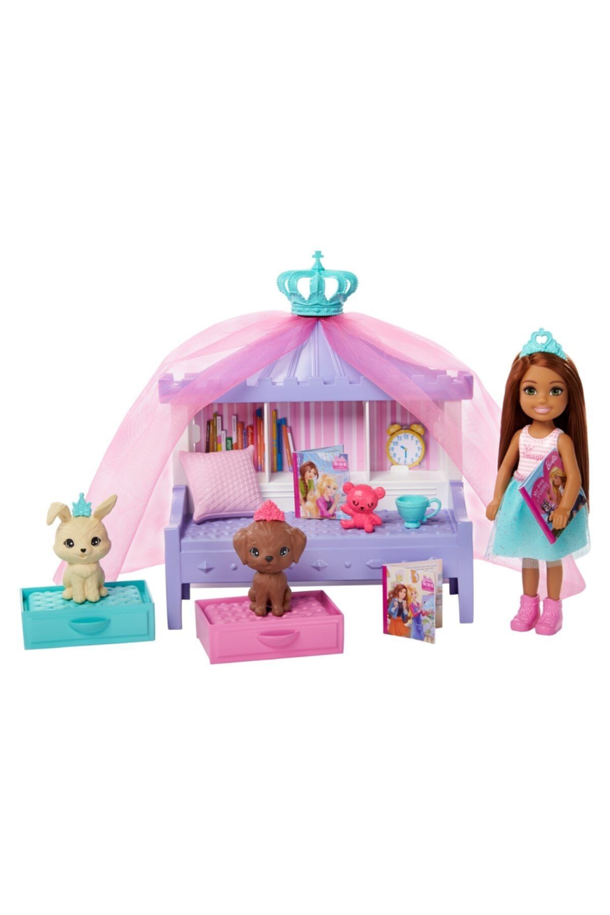 Barbie Prenses Macerası Chelsea Bebek Ve Prenses Hikayesi Oyun Seti - Esmer-prenses Hikayesi