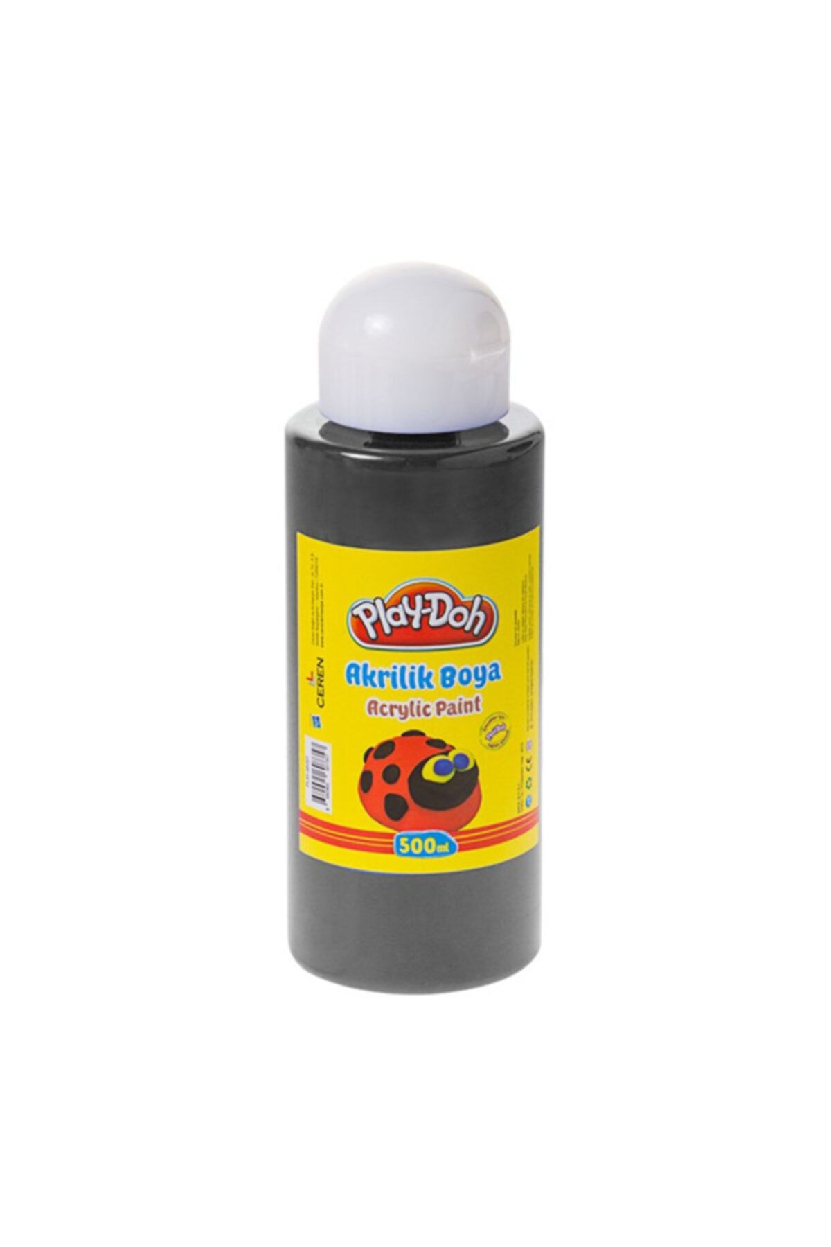 Play Doh Play-doh Akrilik Boya 500 Ml Siyah Play-ak006