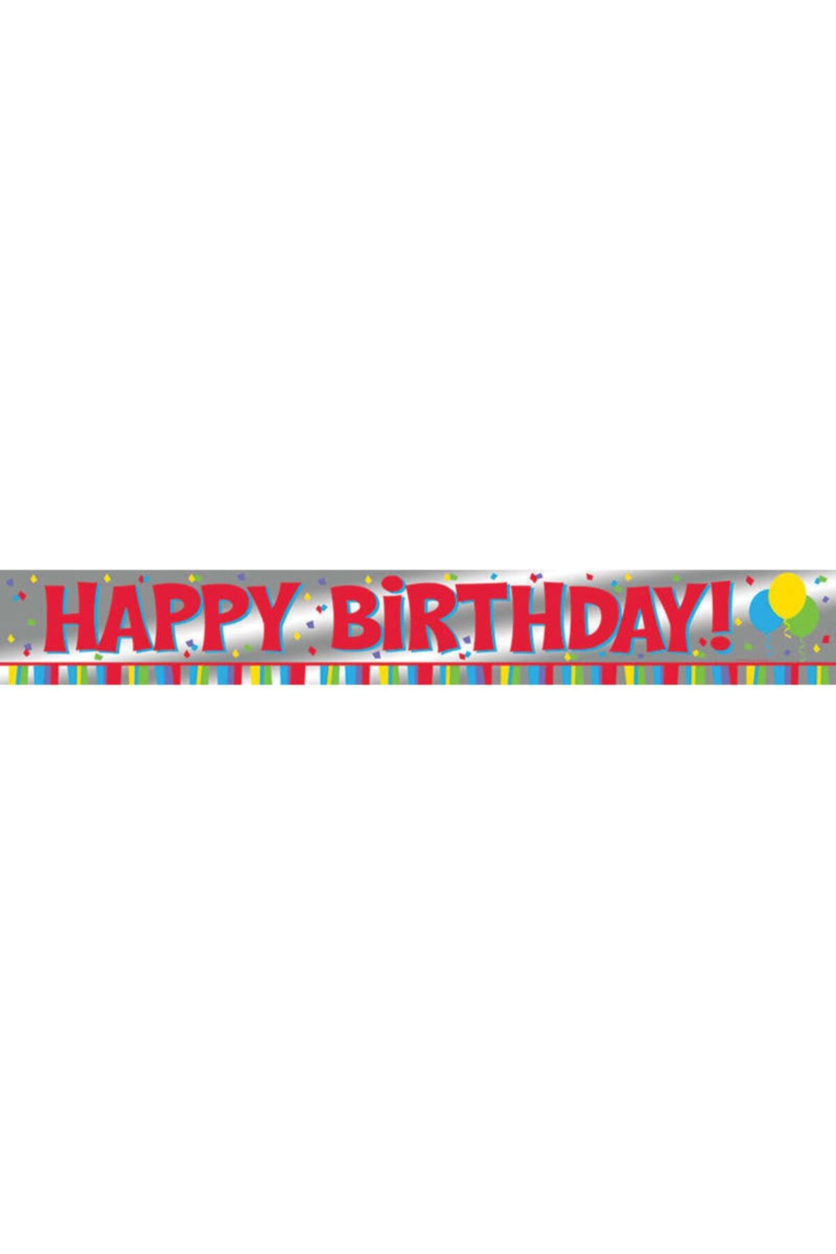 Parti Dünyası Happy Birthday Folyo Afiş 183 Cm Uzunluğunda