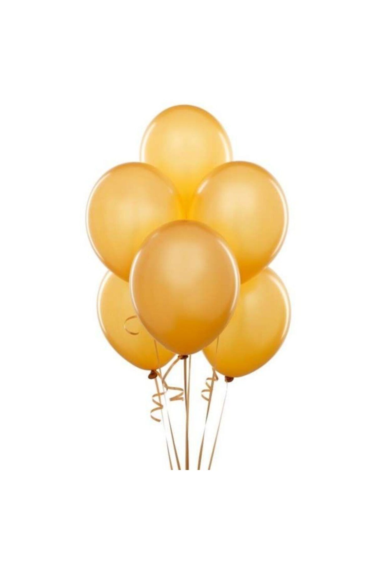 Magic Hobby Altın Gold Renk Metalik Balon 25 Adet ( 25'li Paket)