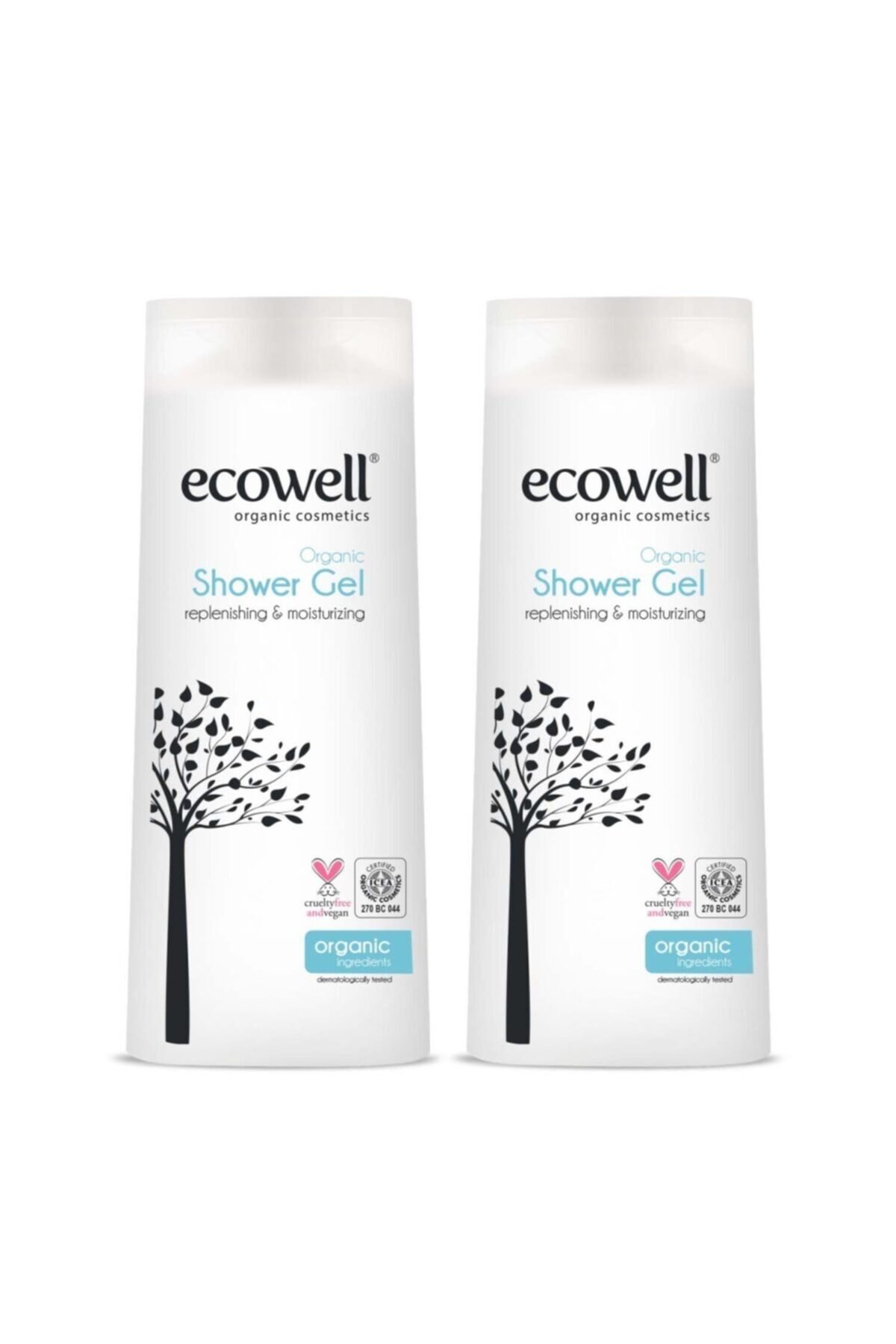 Ecowell Organik Duş Jeli 2'li Set