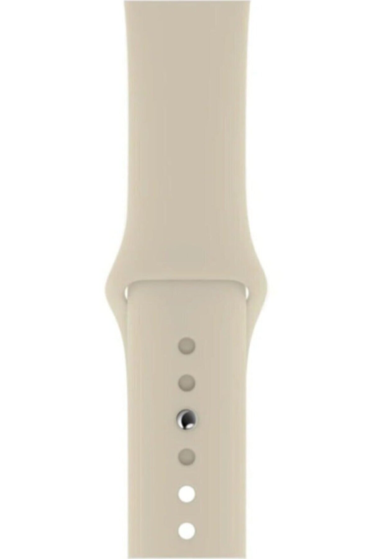 Fibaks Apple Watch 2 3 4 5 6 7 Se Nike 38 40 41mm A+ Kalite Kordon Kayış Bileklik Klasik Kaliteli Silikon