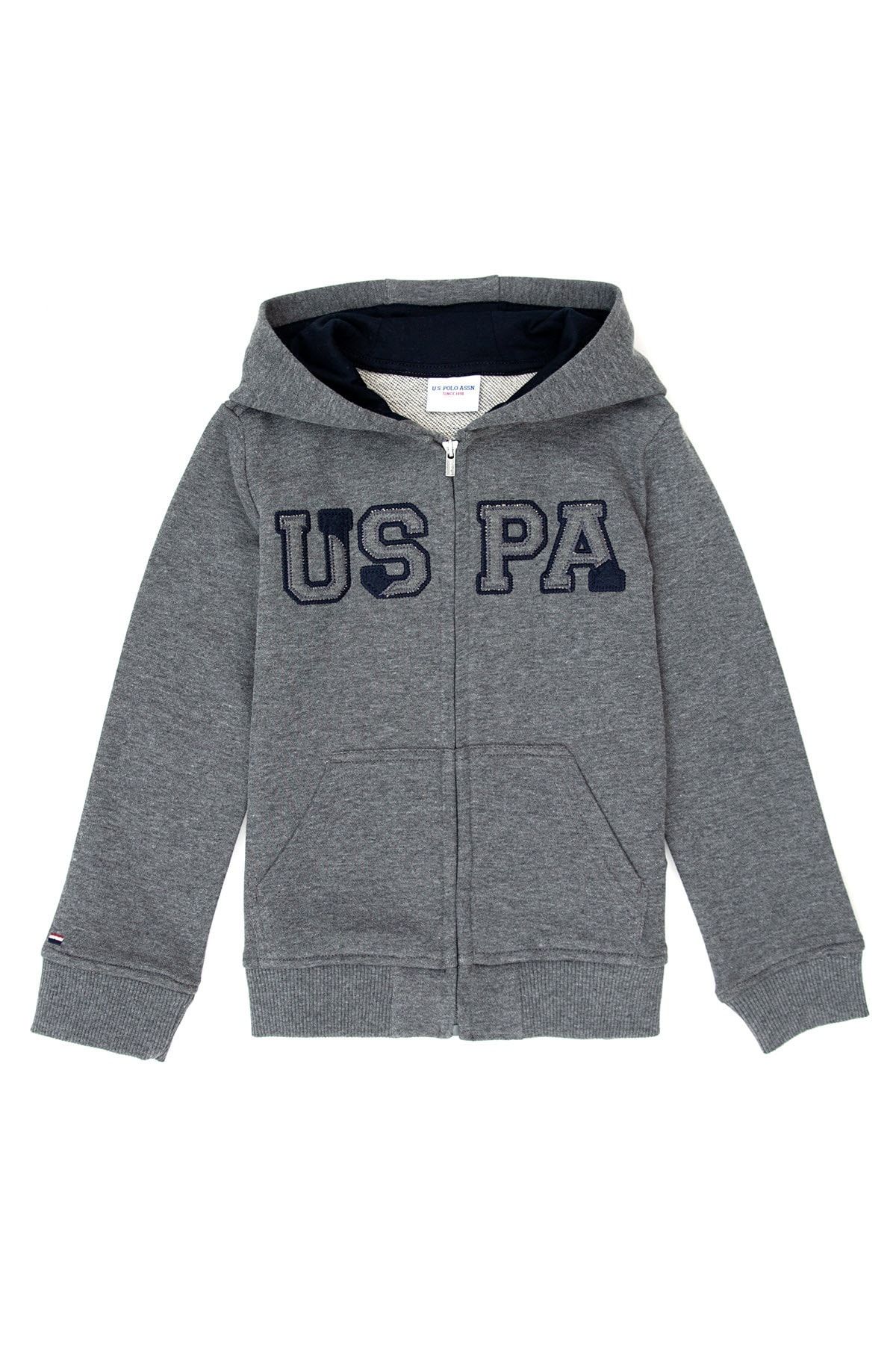 U.S. Polo Assn. Gri Erkek Çocuk Sweatshirt