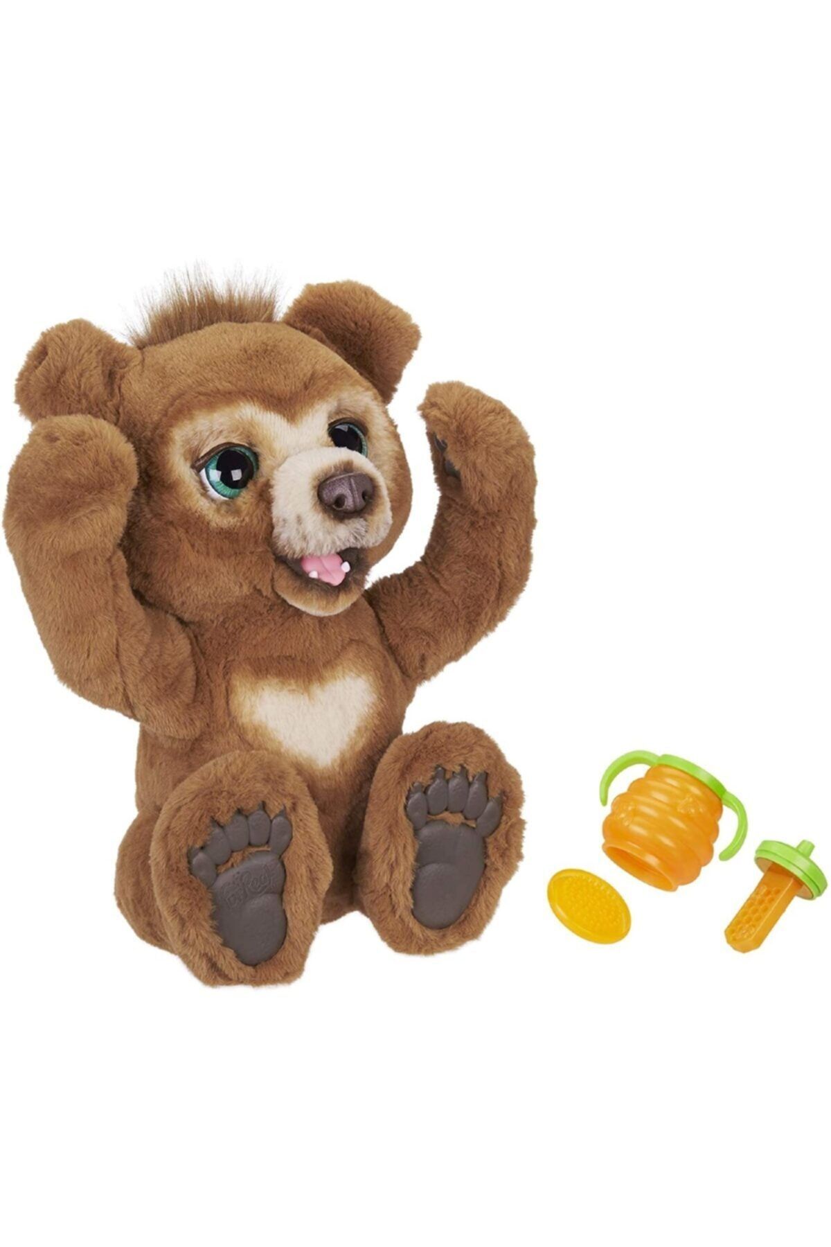 Fur Real Unisex Çocuk Kahverengi Fur Real Sevimli Ayım Cubby Peluş Oyuncaklar