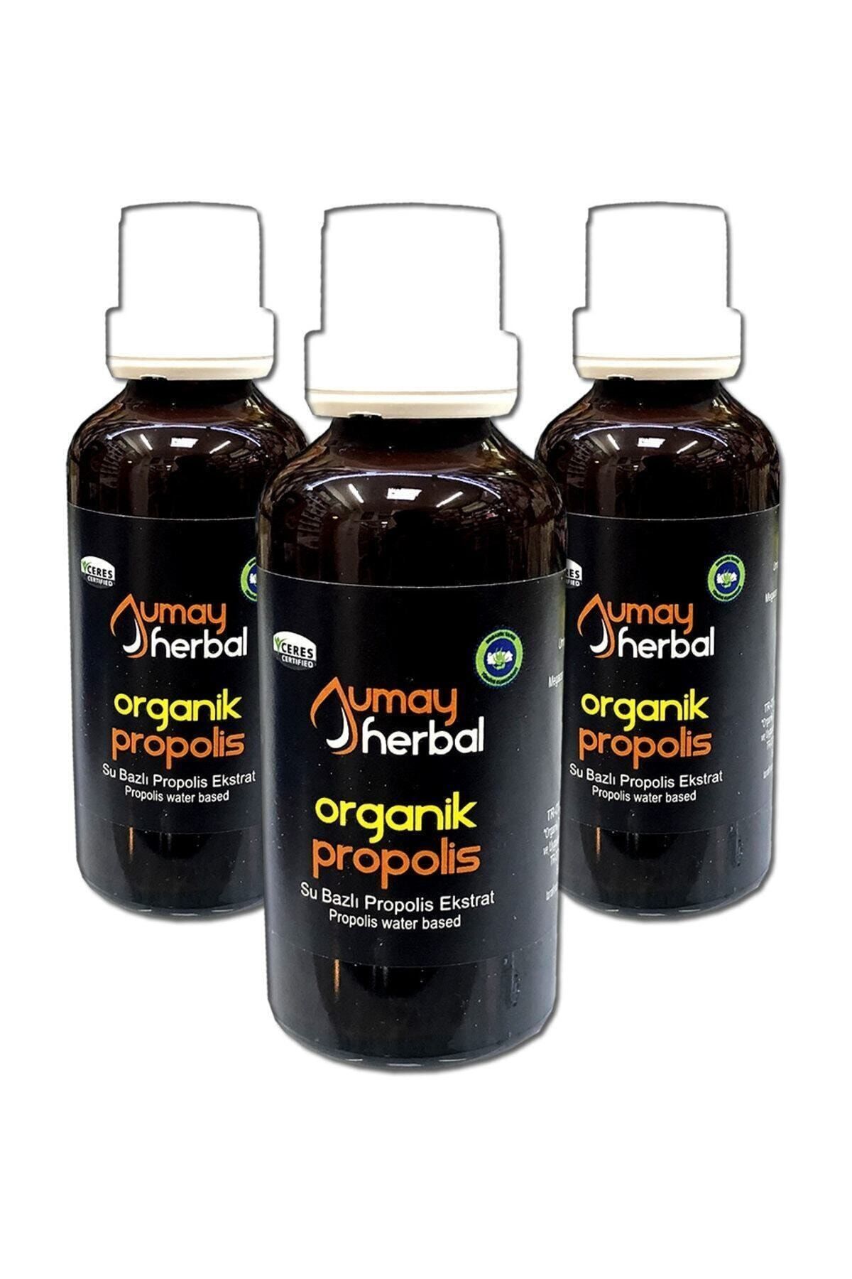 Umay Herbal Organik Propolis Damla (Su Bazlı) 50ml - 3 Adet