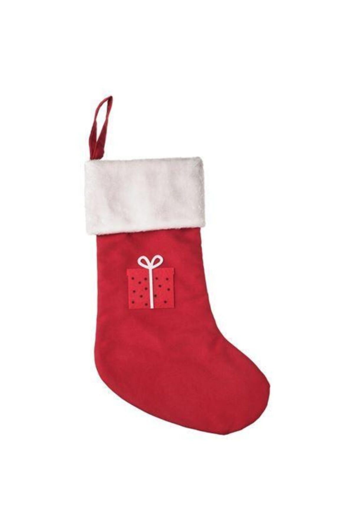 IKEA Vınter 2021 Noel Çorabı, Kırmızı