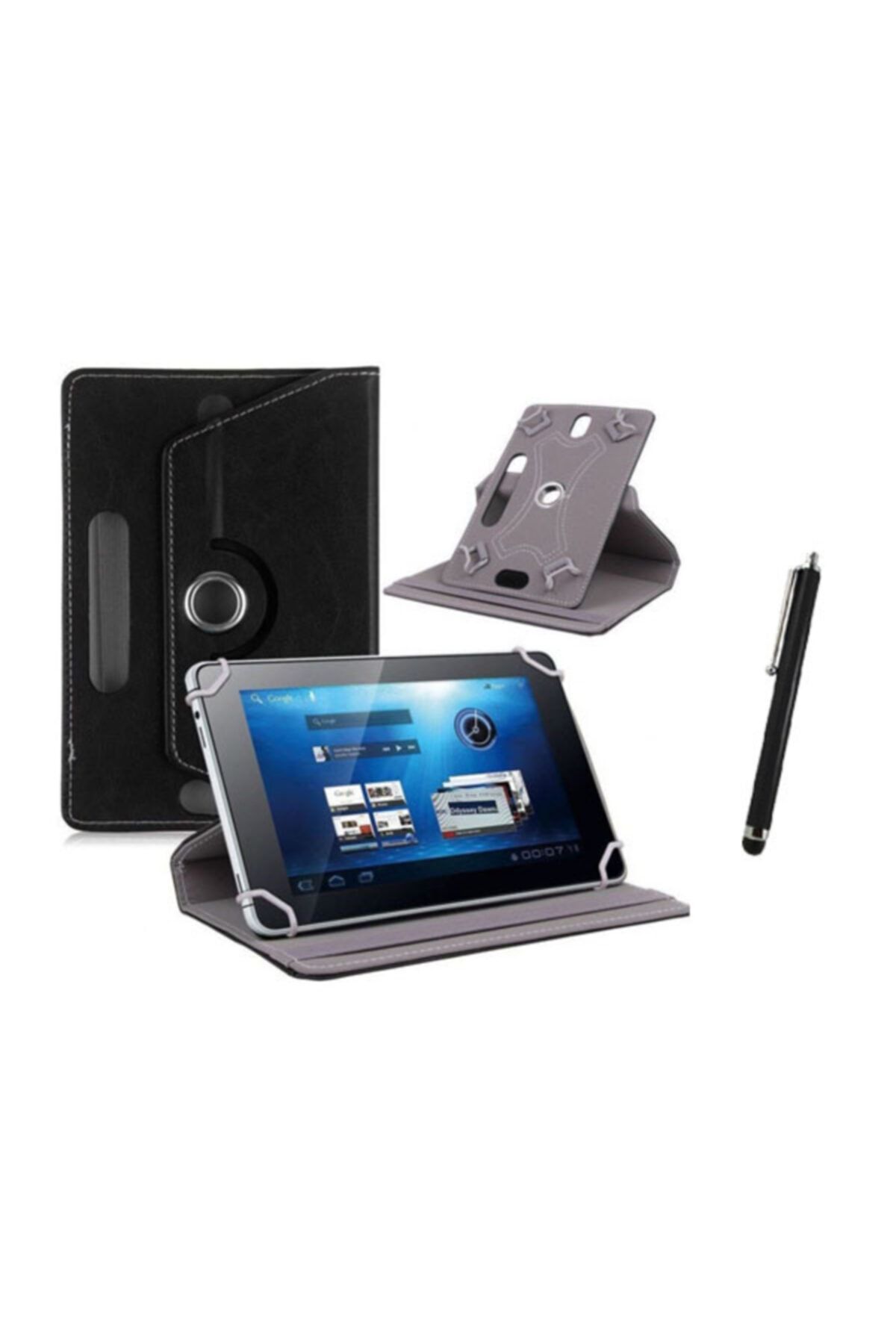 AYVAZAKSESUAR General Mobile E-tab 5 10" Uyumlu Set Universal Tablet Kılıfı Ve Tablet Kalemi