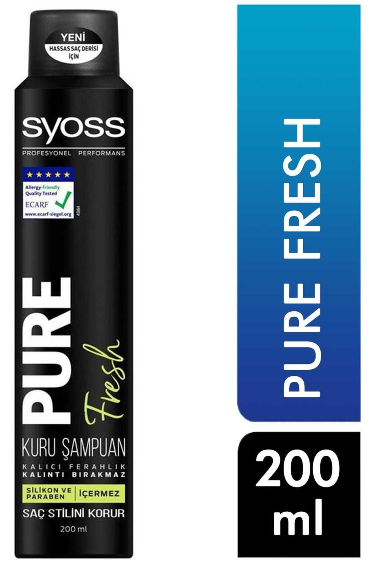 Syoss Marka: Kuru Şampuan 200 Ml Pure Fresh 4015100217131 Kategori: Şampuan