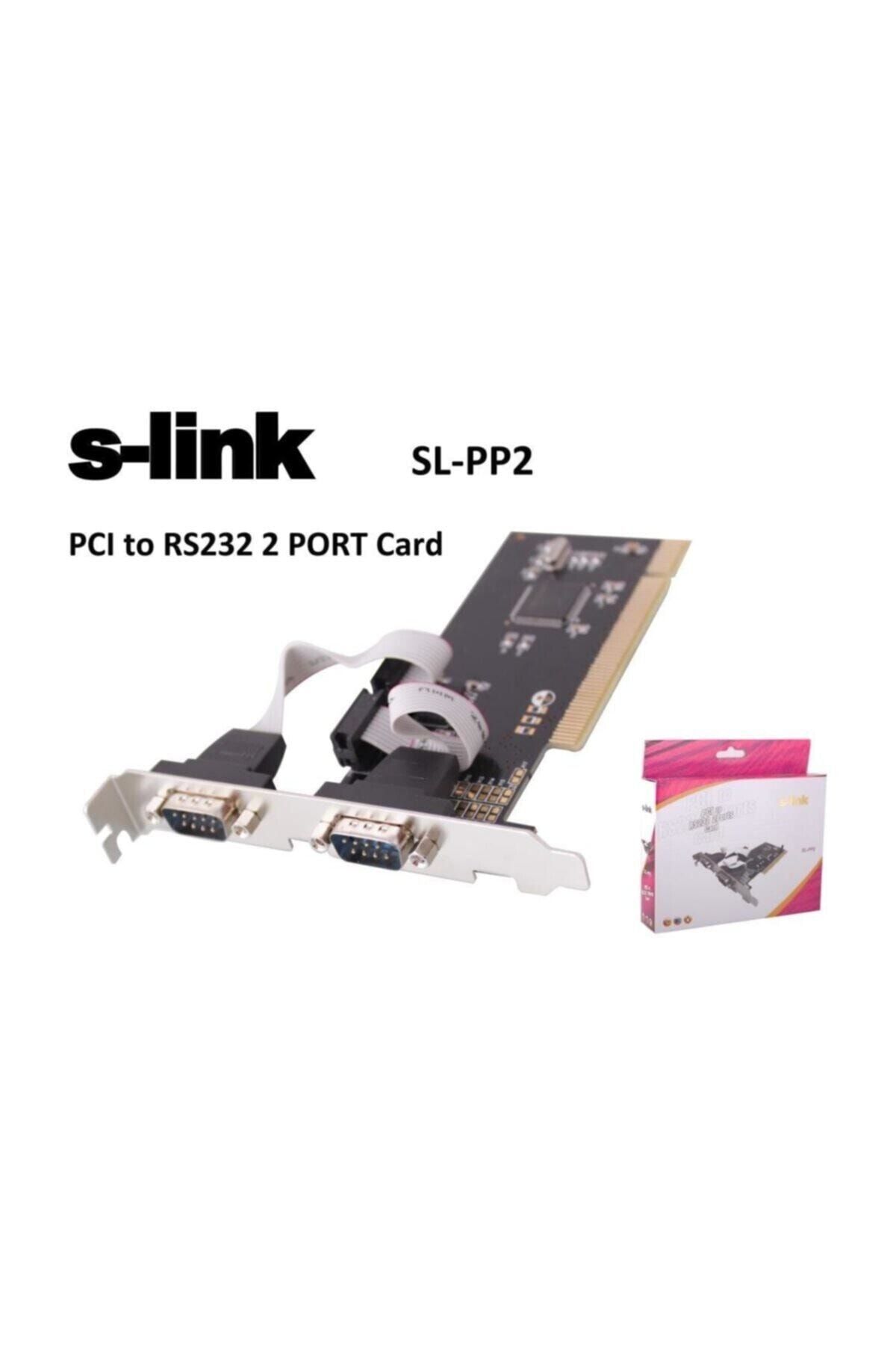 S-Link SL-PP02 x PCI 232 Serial 2 Port Kart