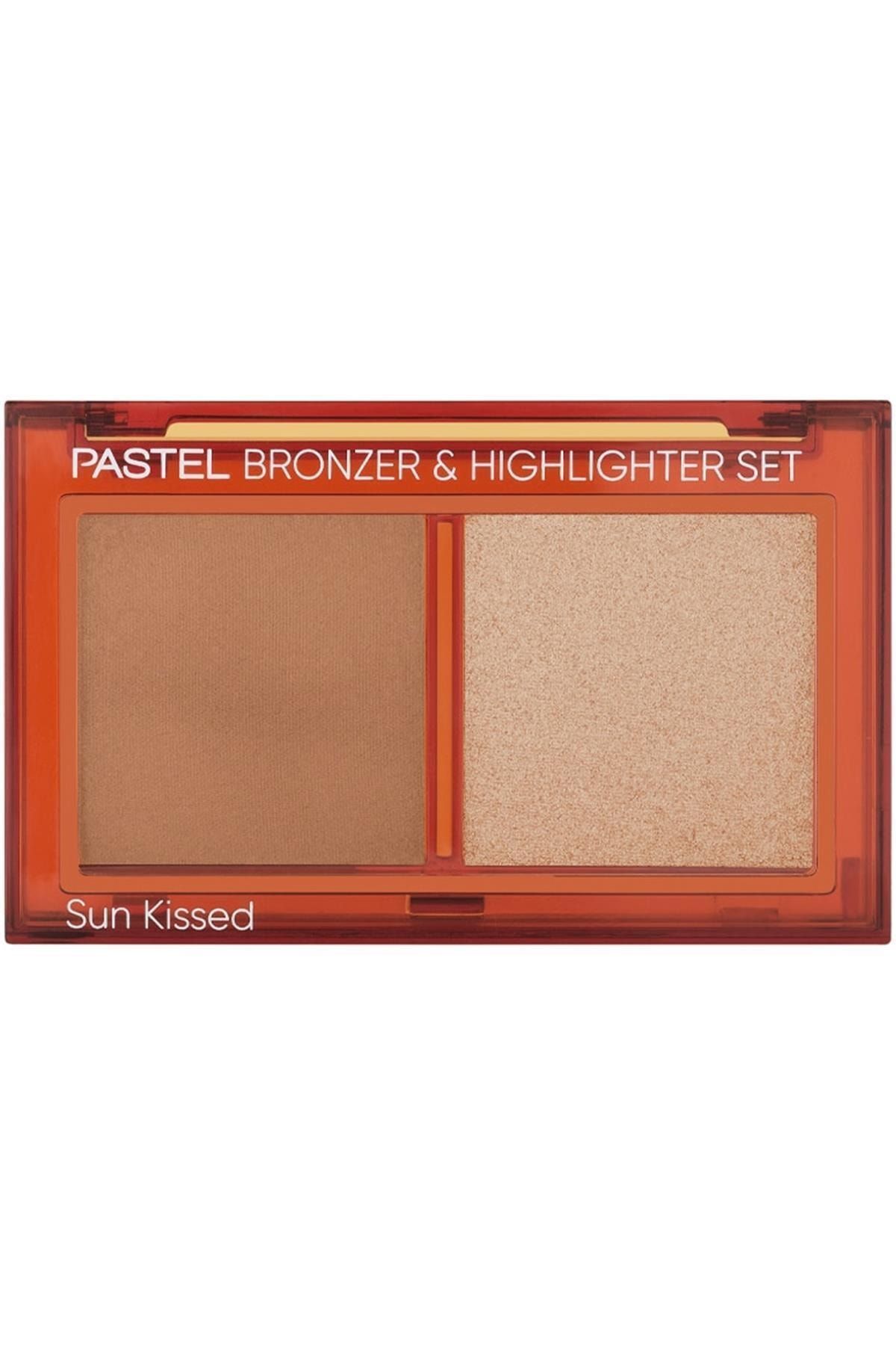 Pastel Profashion Bronzer & Highlighter Set Sun Kissed No:01 Natural Bronze & Soft Glow