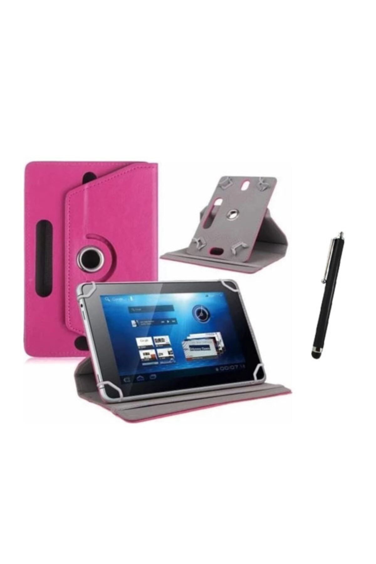 AYVAZAKSESUAR Sunny Sn7014m Uyumlu Set Universal Tablet Kılıfı Ve Tablet Kalemi