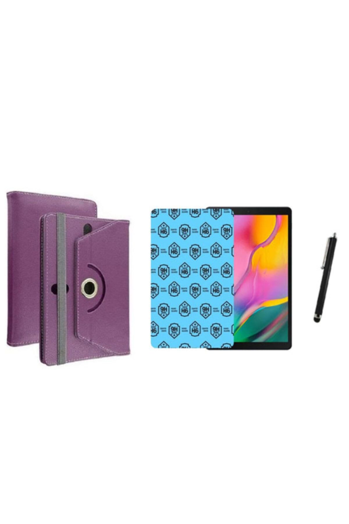 AYVAZAKSESUAR Asus Vivotab Note 8 Uyumlu Set Universal Tablet Kılıfı Nano Ekran Koruyucu+kalem