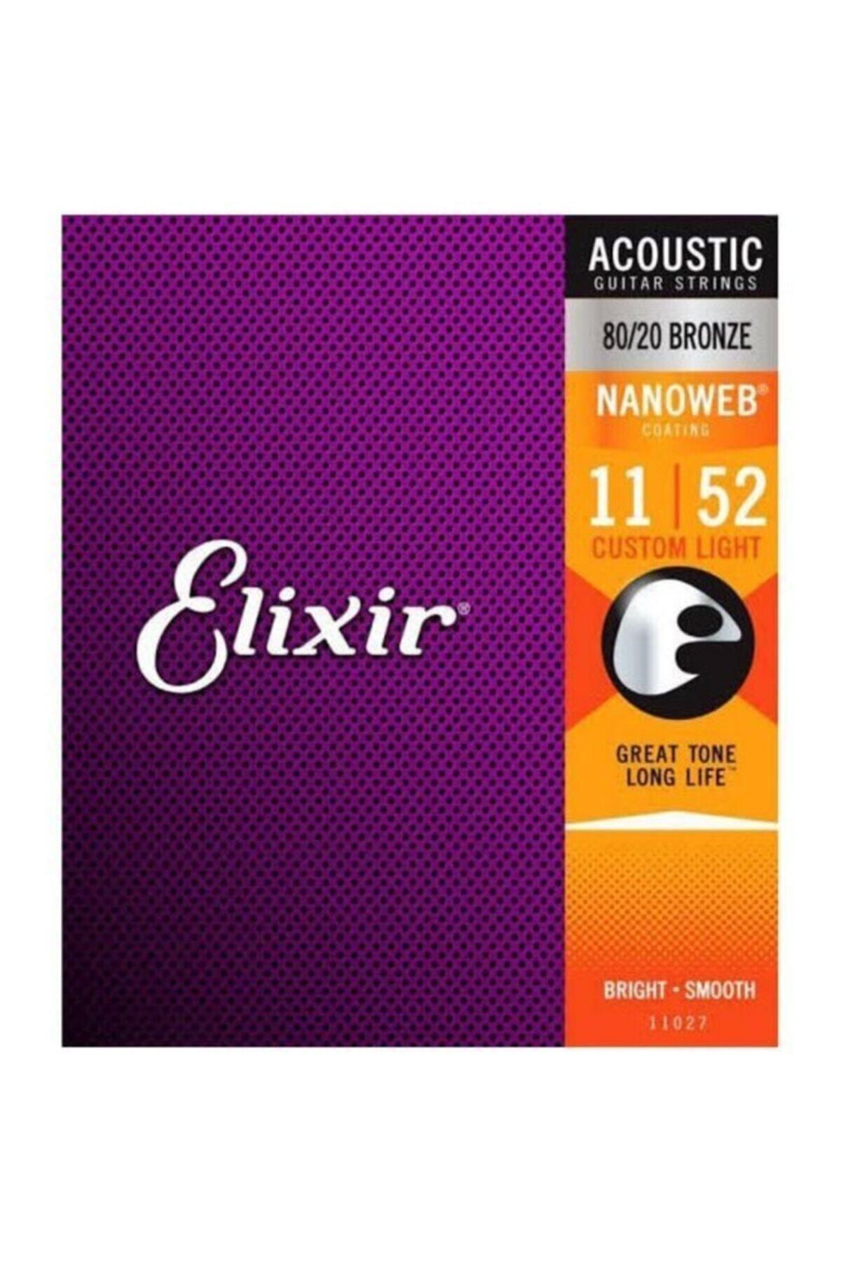 Elixir 011-052 Bronz Akustik Gitar Teli (11027)