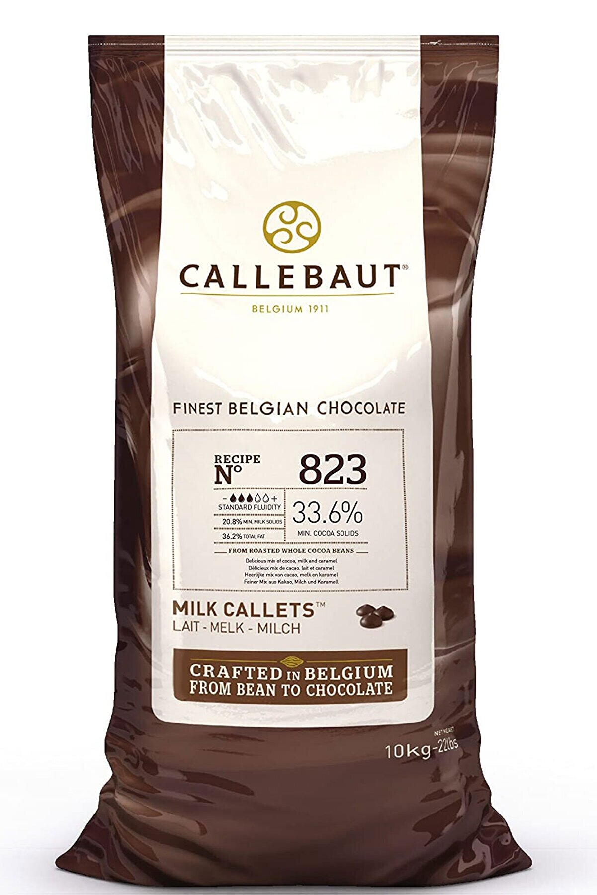 Çikolata ÖZEL Callebaut Sütlü Çikolata 10 Kg Kuvertur Damla 823nv-595