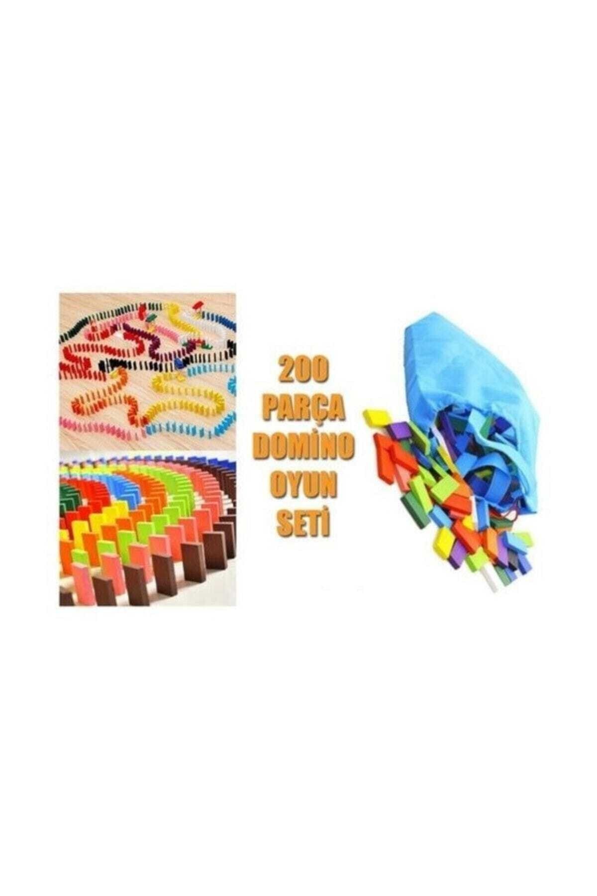 Hobi Eğitim 200 Parça Renkli Domino