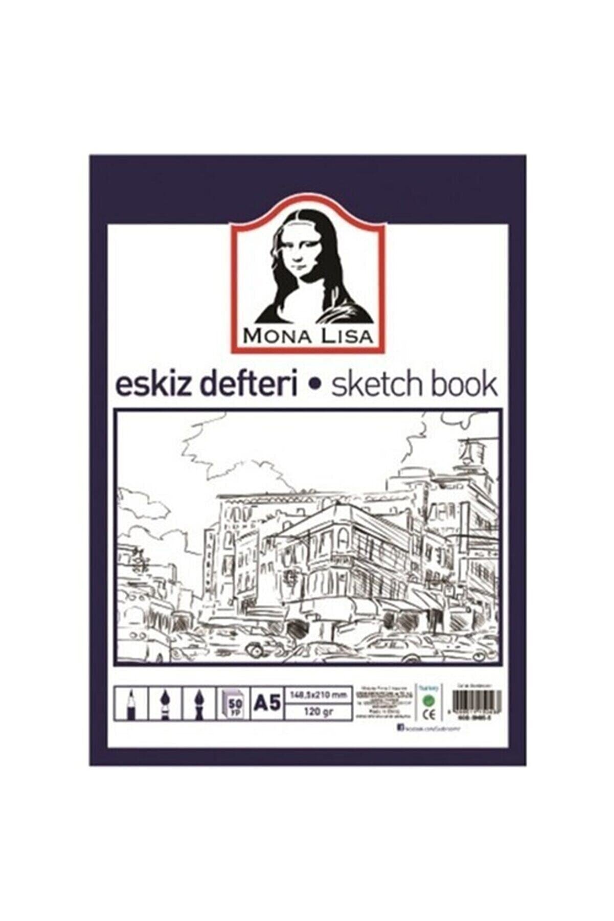 Südor Mona Lisa Eskiz Defteri (sketch Book) A5 120 Gr. 50 Yp.